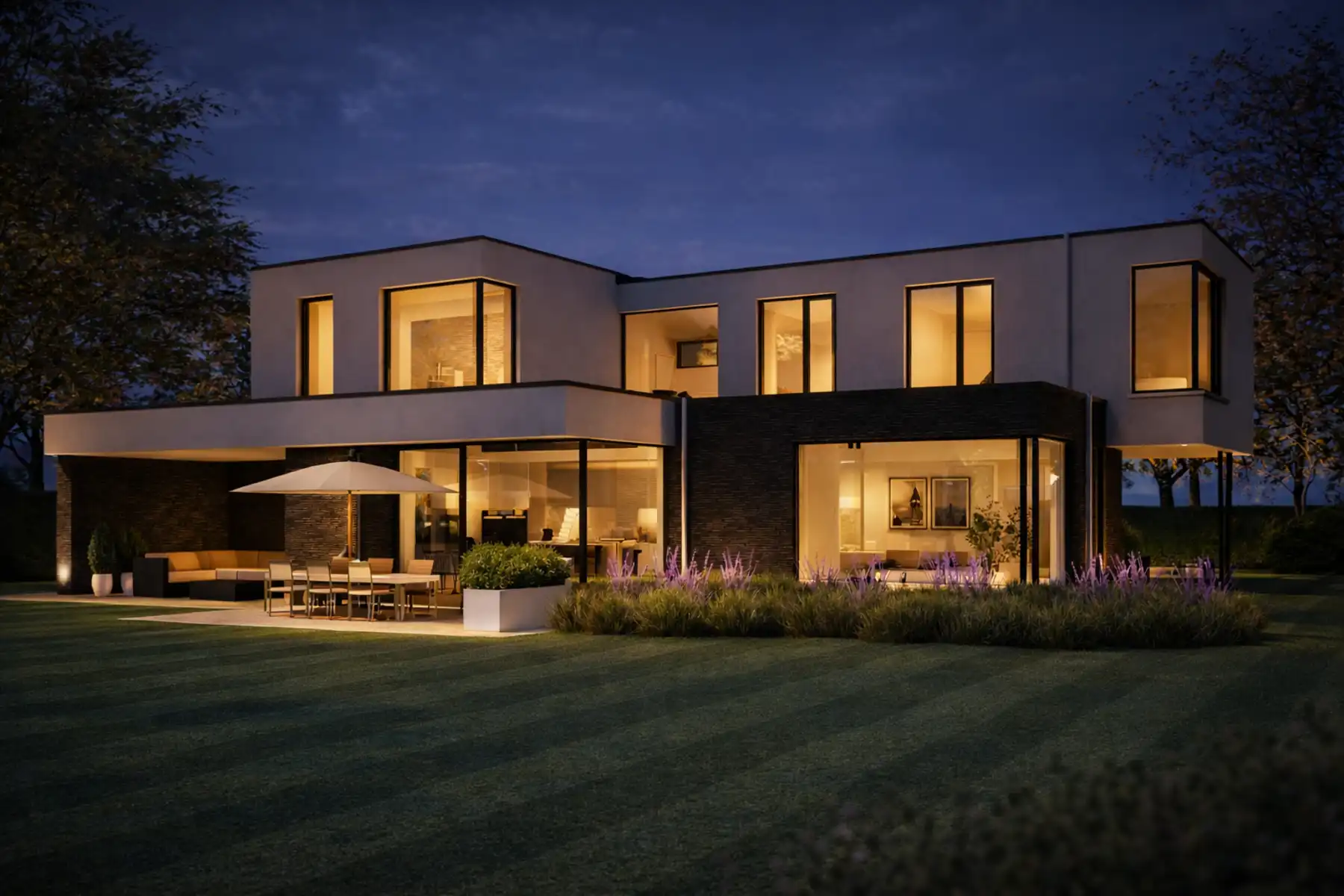 Moderne nieuwbouwvilla in groenrijk en rustig Schilde foto 2