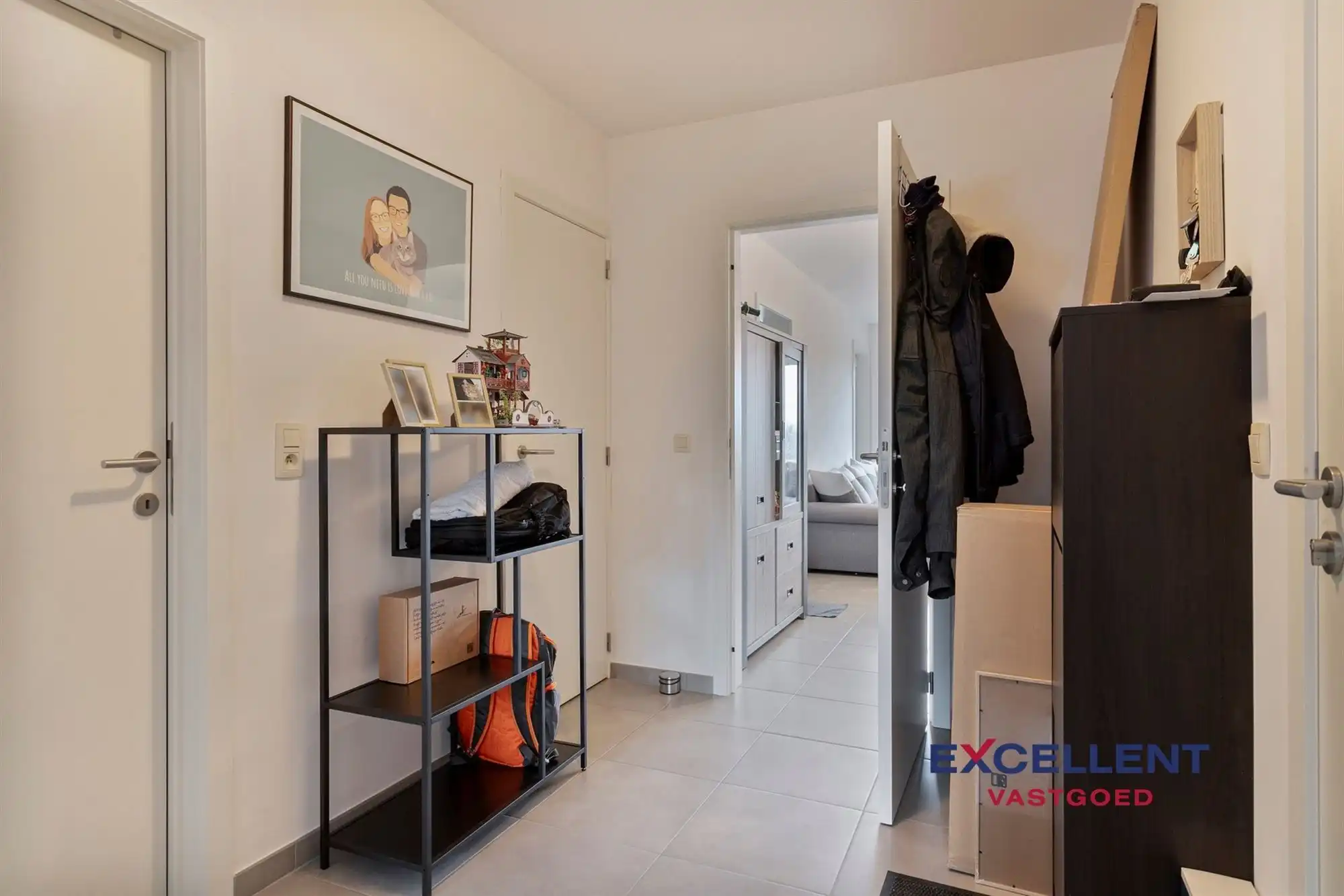 Modern 2 slaapkamer appartement te huur centrum Deinze foto 5