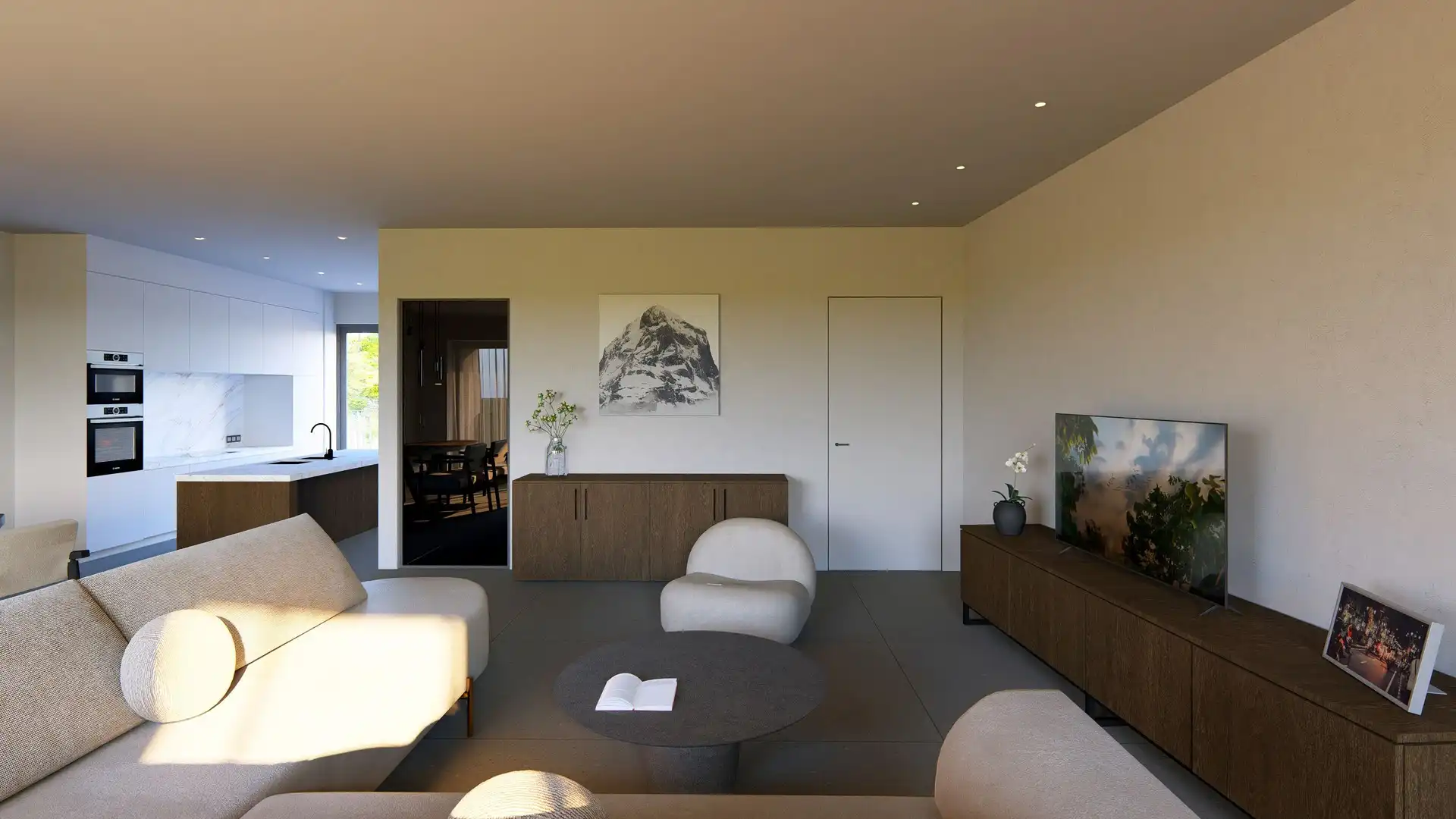 Royale nieuwbouw stapelwoning met 3 kamers op een centrale ligging in Desselgem met parking en ruim terras foto {{pictureIndex}}
