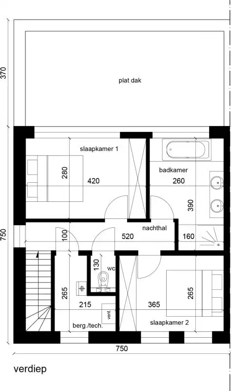 Nieuw te bouwen halfopen woning te Rumbeke. foto 4