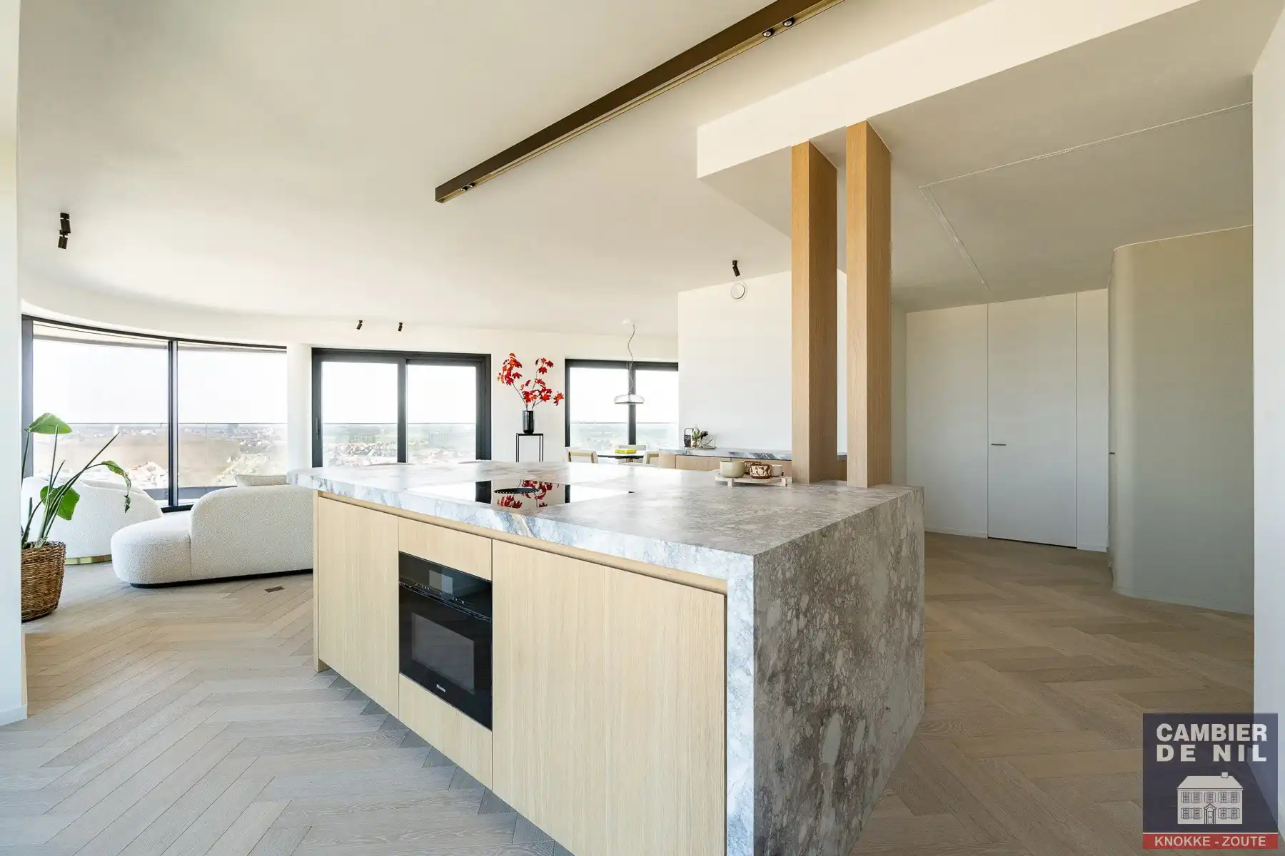 Luxueus nieuwbouw appartement met panoramisch uitzicht over Knokke-Heist, hinterland en zee foto 11