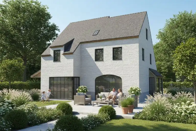 Nieuw te bouwen alleenstaande woning te De Pinte. foto 2