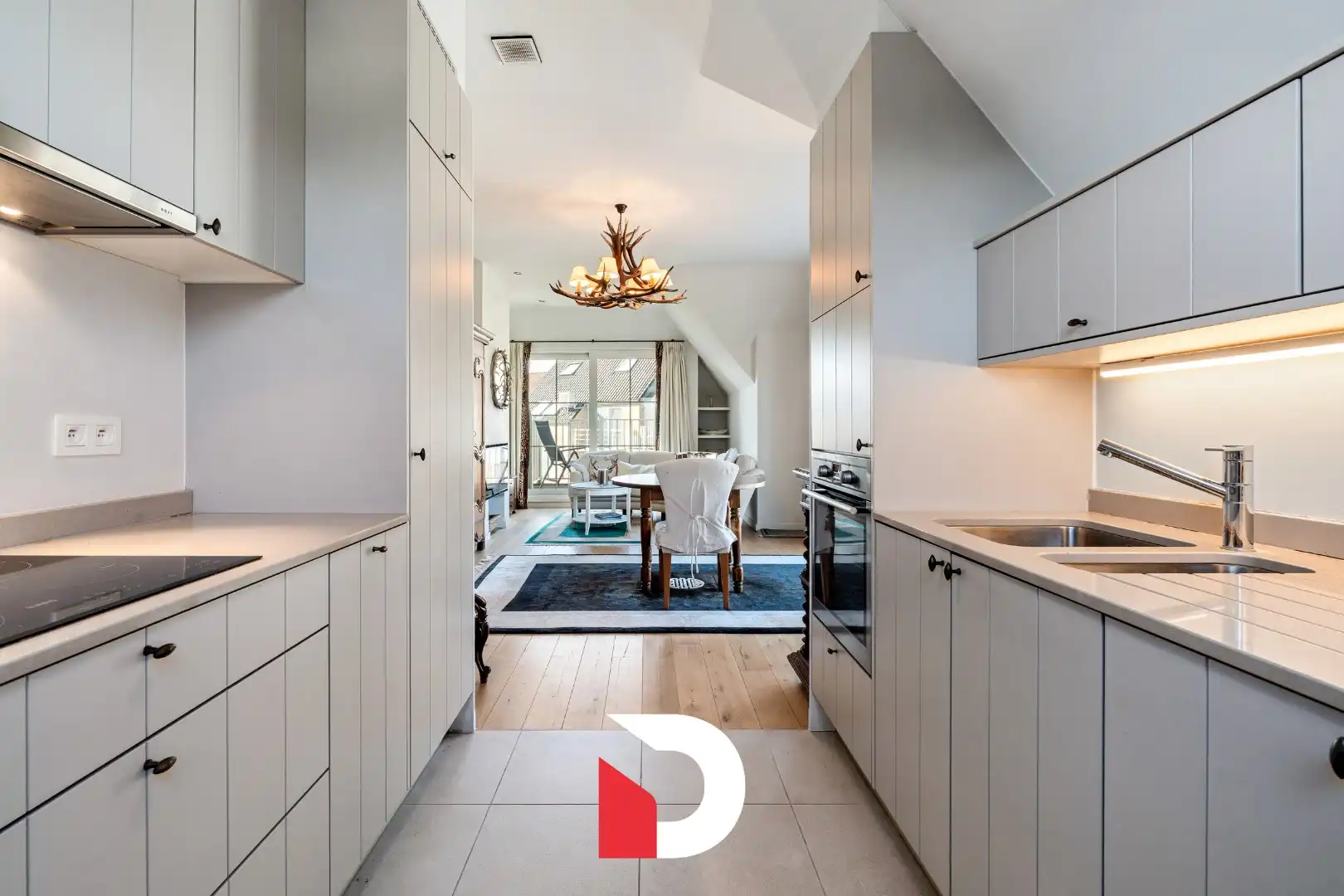 Schitterend hoekappartement met 2slk'ers en 2 terrassen, inclusief een staanplaats te Aartrijke. foto 11