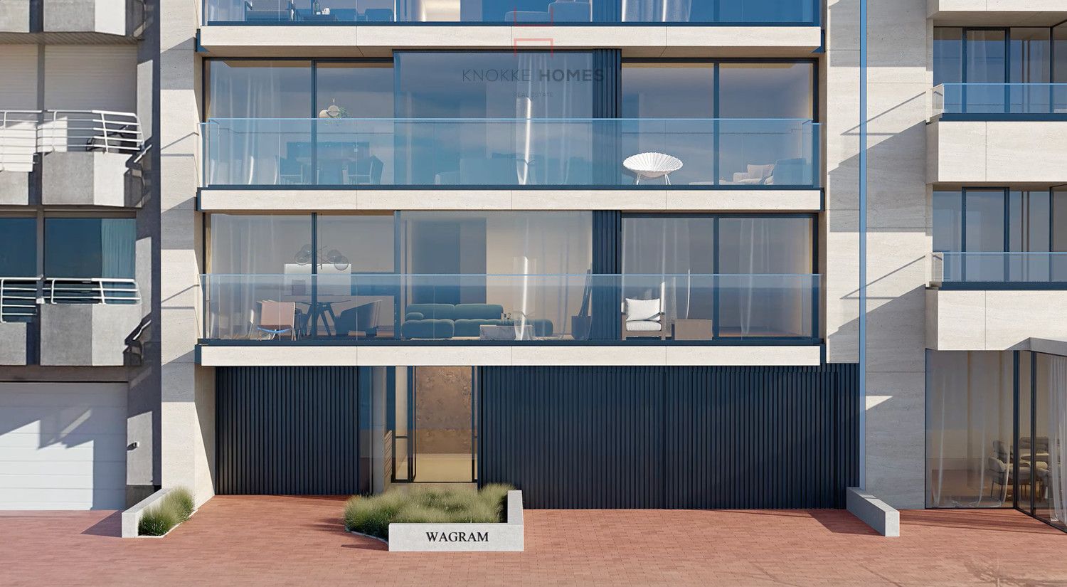 Instapklaar nieuwbouw-appartement met frontaal zeezicht aan het Albertstrand foto 4