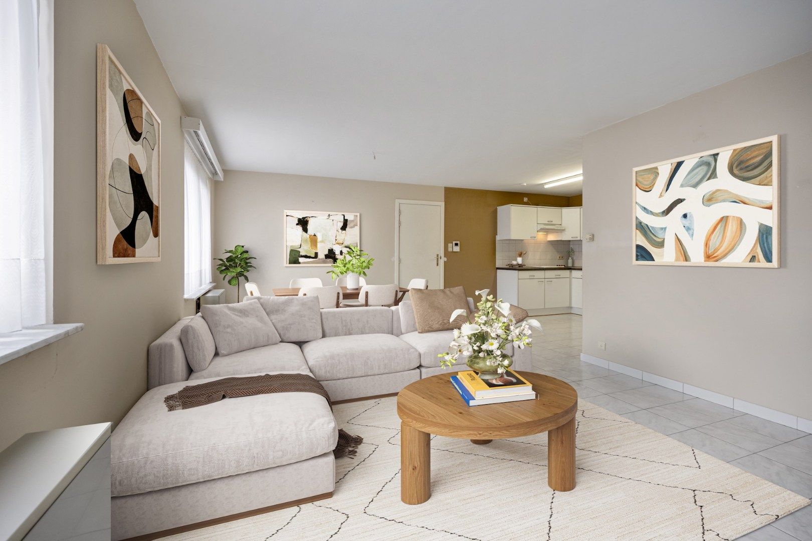 Praktisch GELIJKVLOERS appartement te Lummen INCLUSIEF GARAGE foto 4