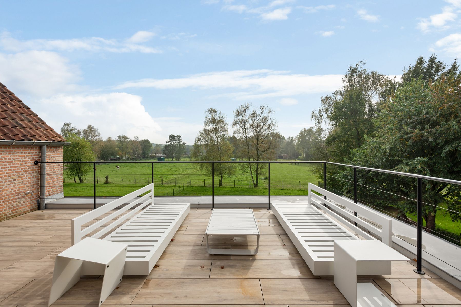 Exclusief duplex dakappartement met zicht op weiland. foto 31