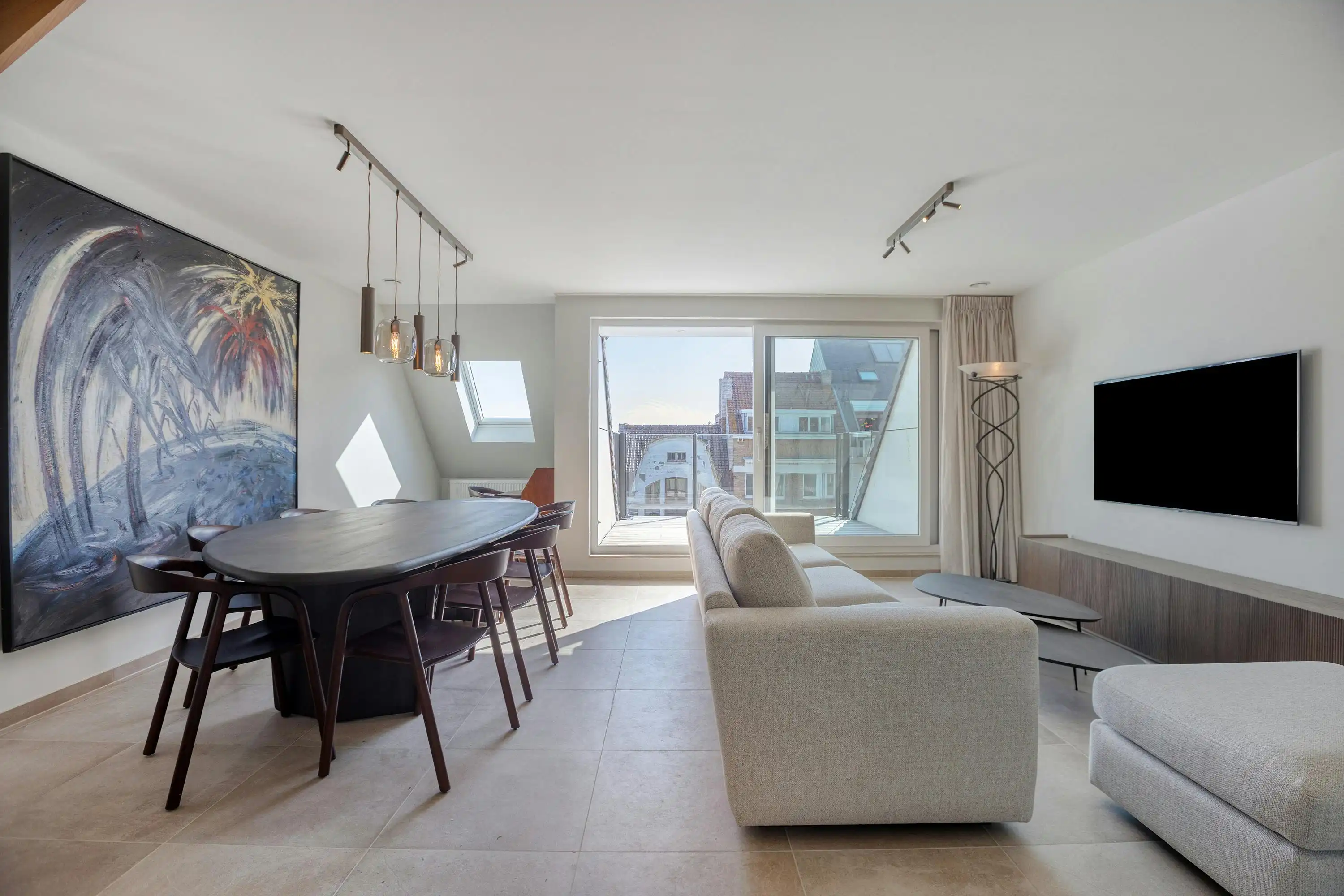 Penthouse met ruime terrassen in het centrum van Koksijde foto 2