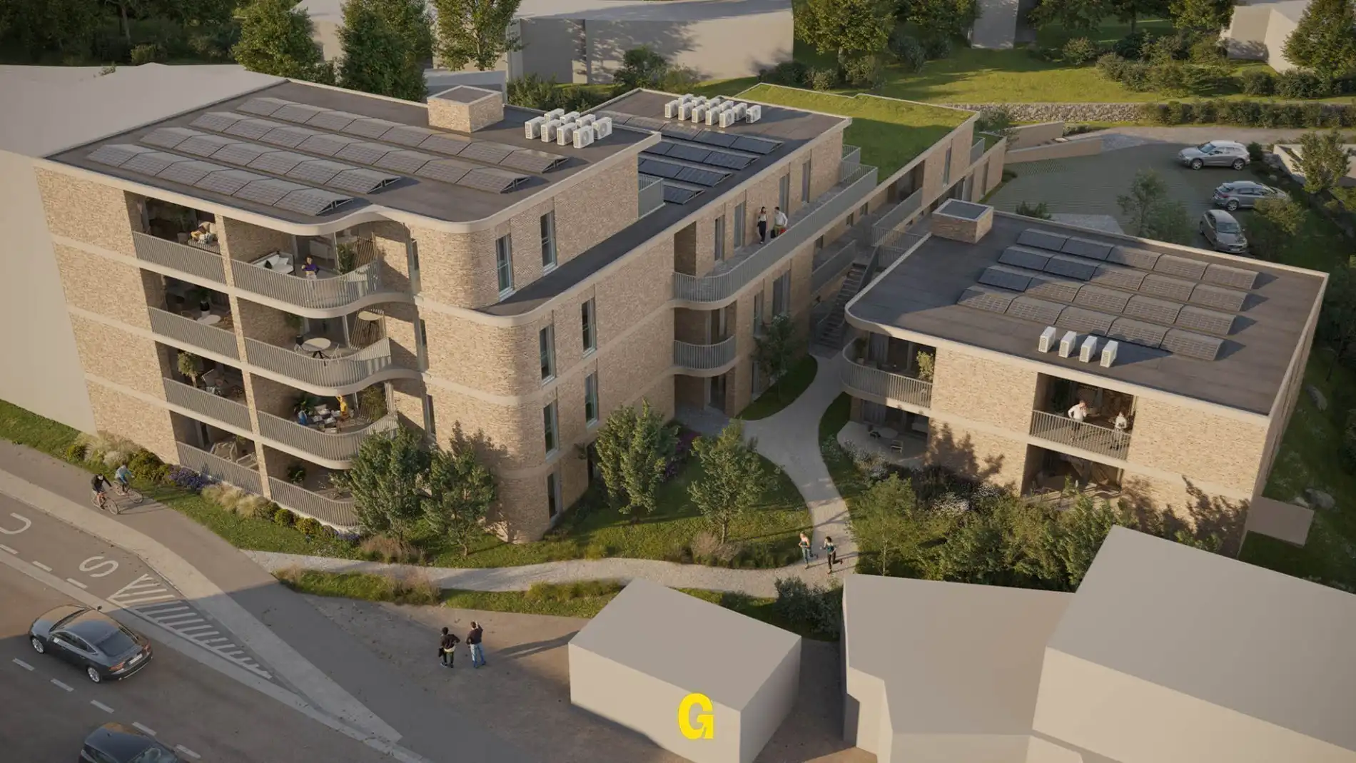Nieuwbouwappartement op de 2de verdieping met 2 slaapkamers en dakterras met zicht op de tuin, in res. de Boomgaard vlakbij het centrum van Hoeselt foto 10