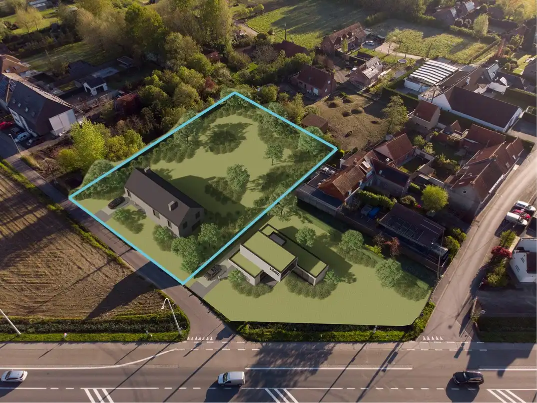 Ruime landelijke bouwgrond voor vrijstaande woning te Izegem foto 3