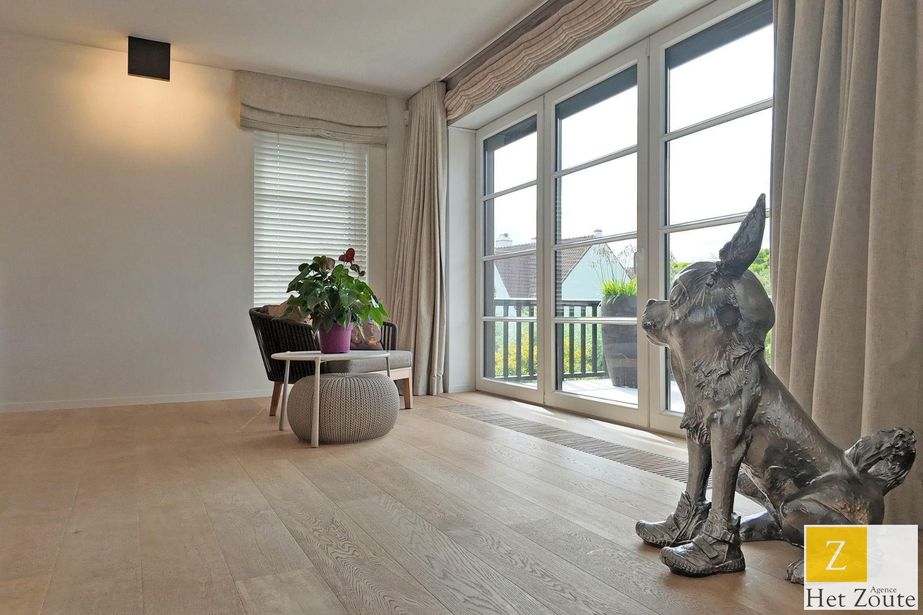 Hoog afgewerkte koppelvilla nabij de Kalfsmolen - Het Zoute foto 24