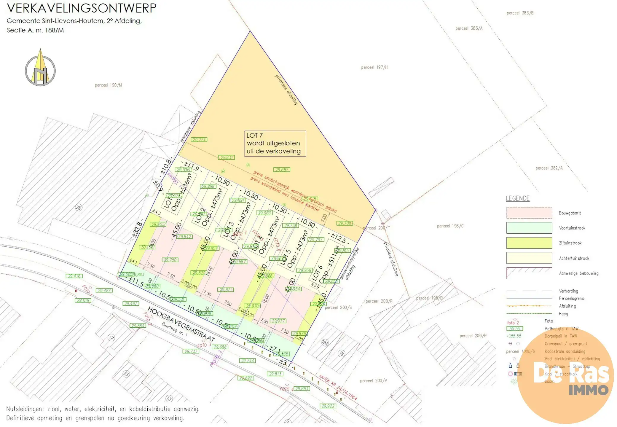 BAVEGEM - Bouwgrond (lot 5) voor halfopen bebouwing foto 9