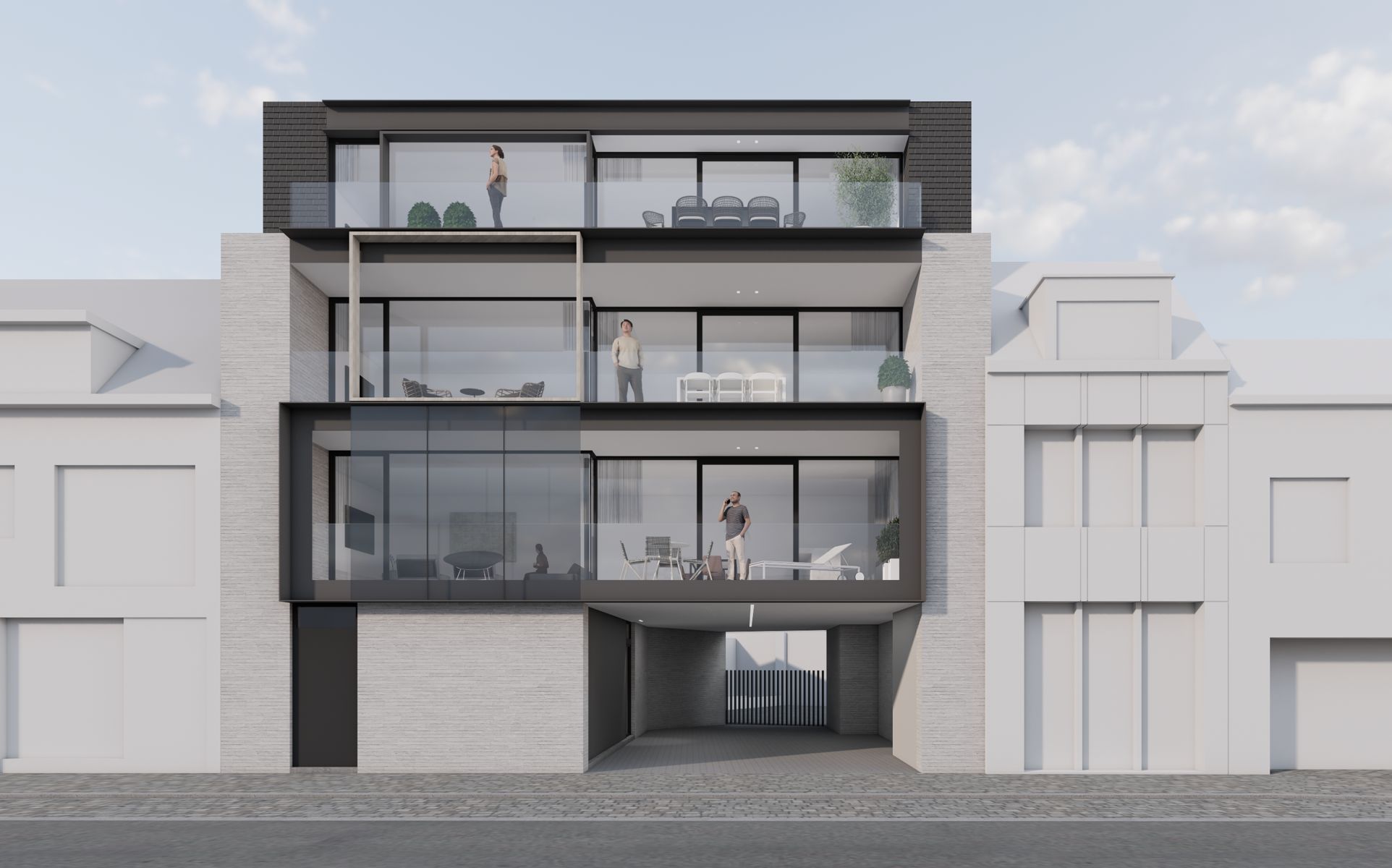 Nieuwbouw penthouse in het centrum van Tielt  foto {{pictureIndex}}
