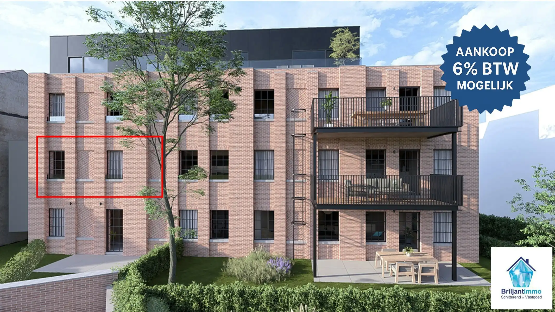 Ruim doorloop BEN 2 slpkmr app met terras - 6%BTW mogelijk foto 2