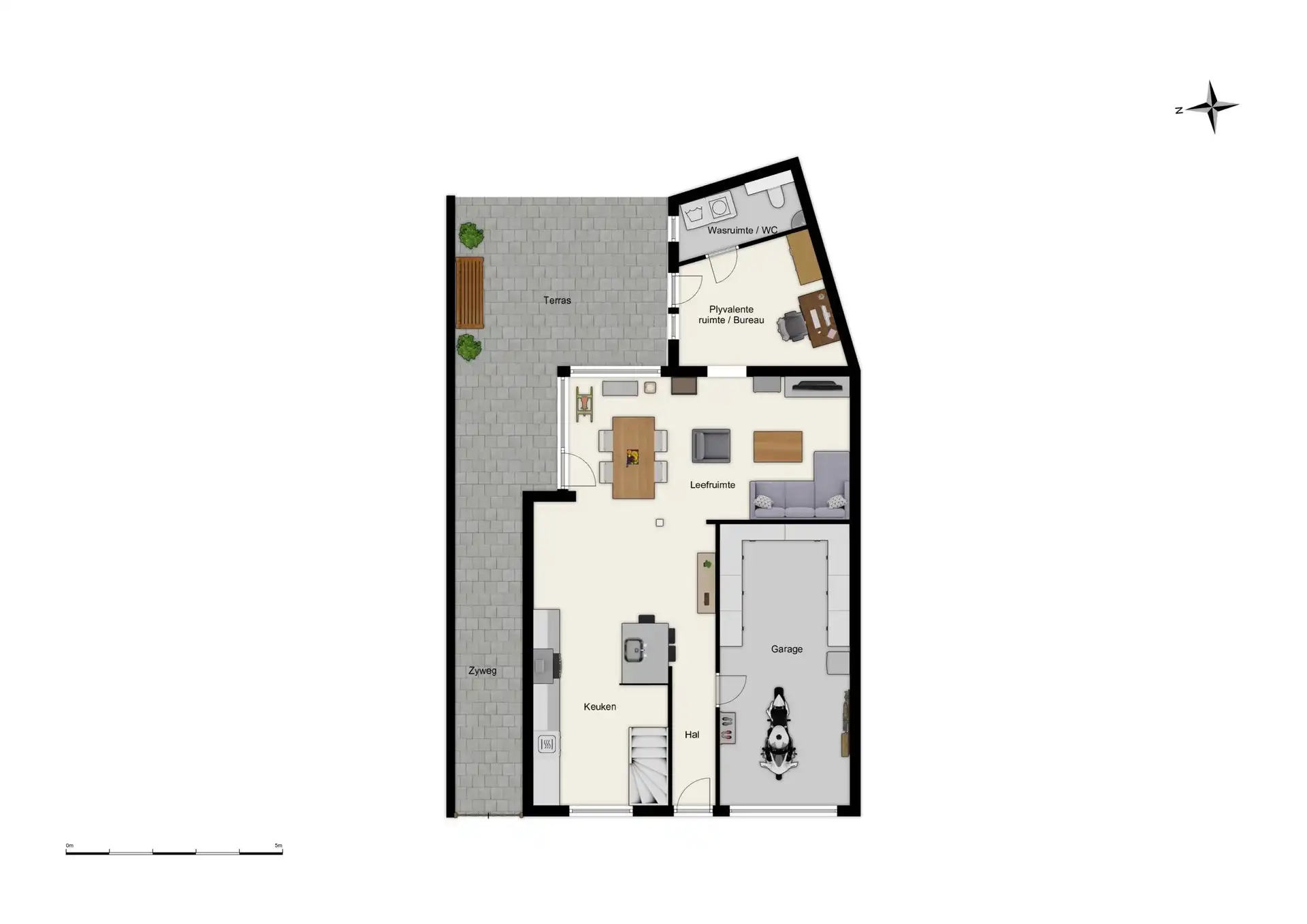 Instapklare woning met 2 slaapkamers en garage vlak bij het centrum van Stekene foto 29