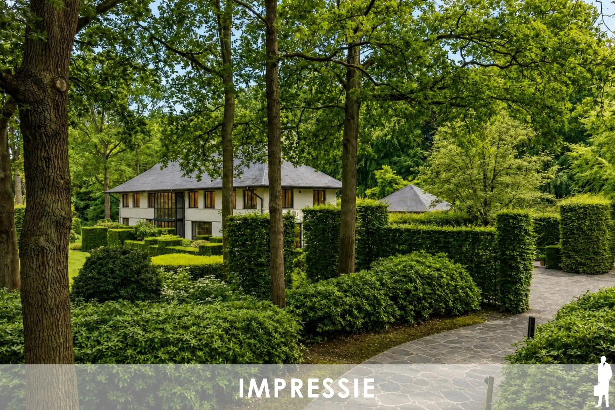 Exclusieve villa met parktuin in Vriesdonk en binnenzwembad, op ca. 6.411 m² foto 3