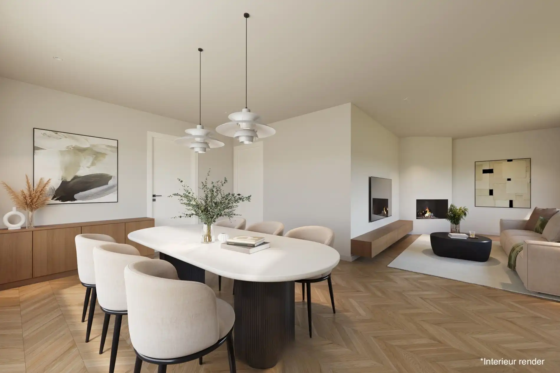 Open bebouwing met 4 slaapkamers en inpandige garages te Beverlo foto 6