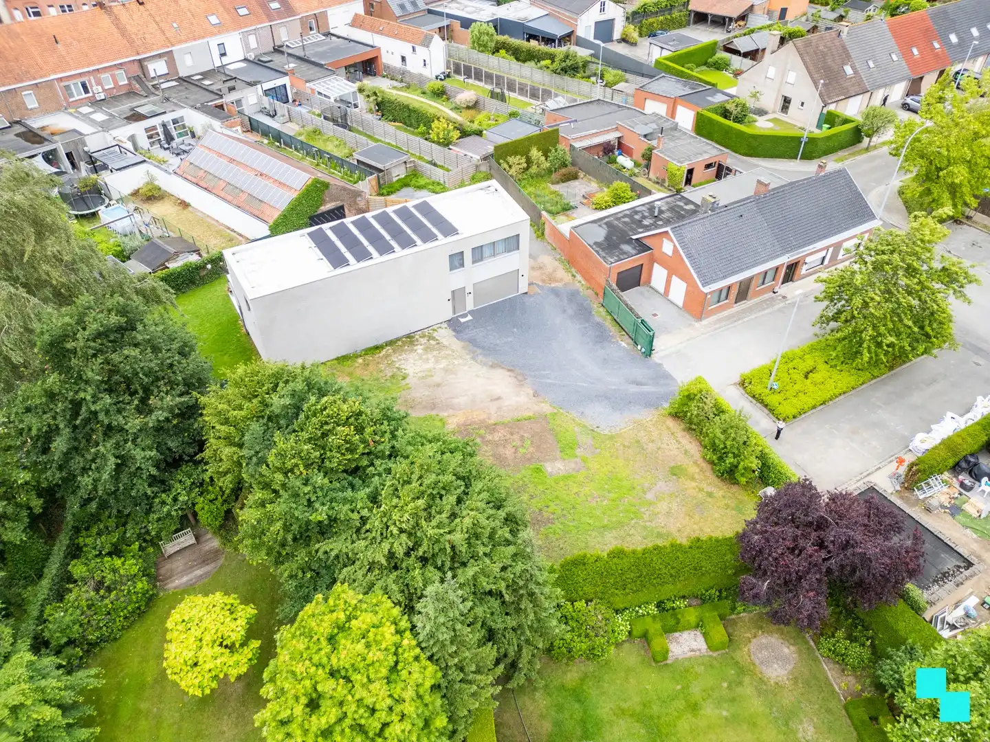 Bouwgrond voor open bebouwing in rustige residentiële omgeving te Izegem foto 7