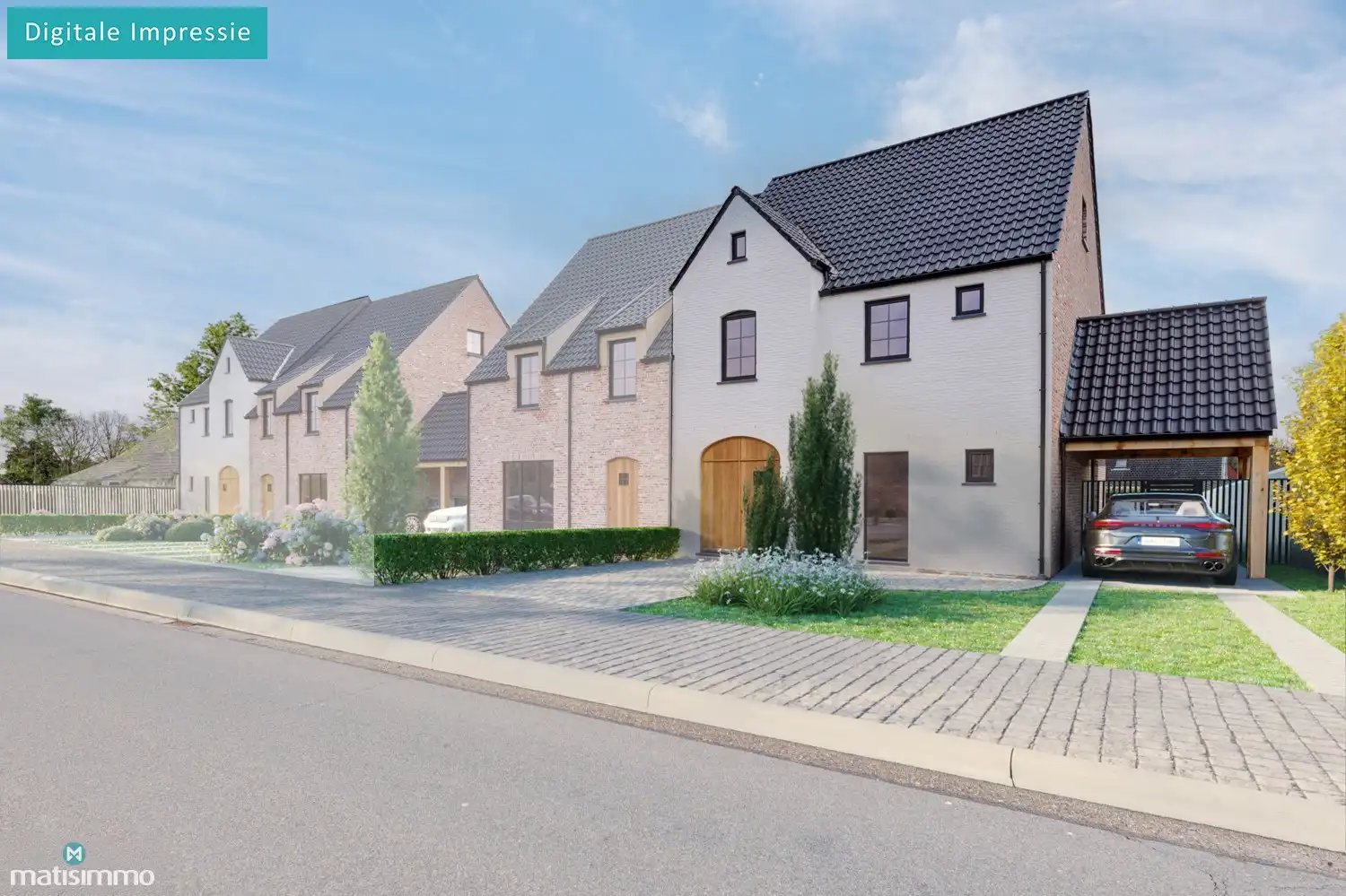 RUSTIG GELEGEN ENERGIEZUINIGE NIEUWBOUWWONING NABIJ HET GROEN TE OUDSBERGEN foto {{pictureIndex}}