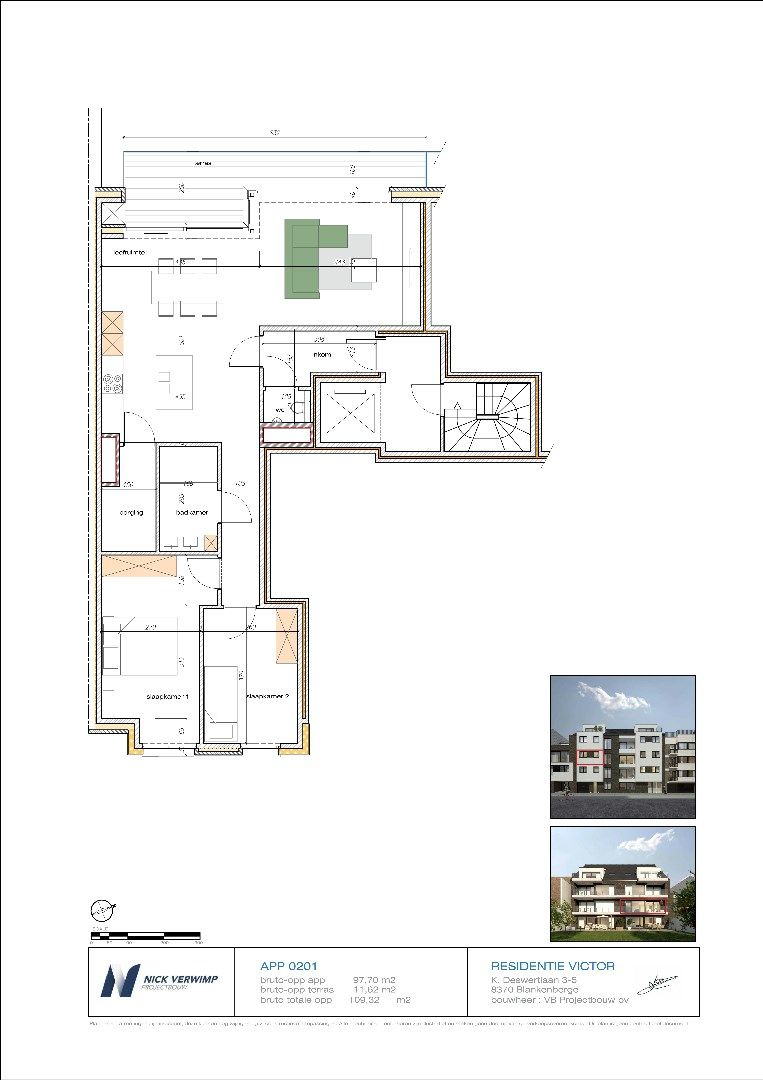 Super energiezuinige, nieuw te bouwen BEN appartementen met mooie zonneterrassen op centrale ligging te Blankenberge. foto 13