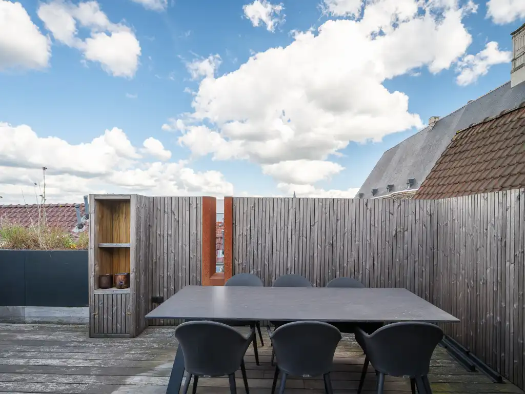 Stijlvol en lichtrijk appartement met uitzonderlijk terras in het historisch centrum van Gent. foto 12
