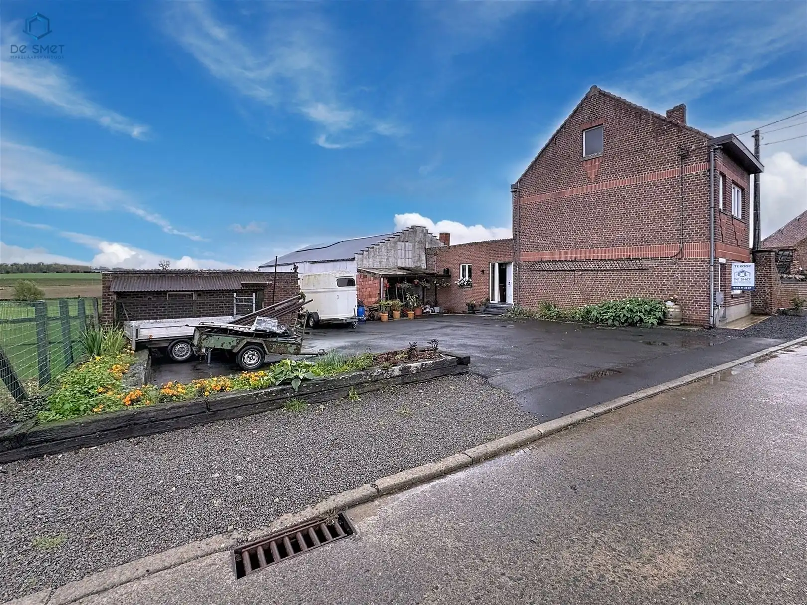 Rustige woning met handelsruimte/loods, 2 slaapkamers en dubbele garage in Beert foto 18