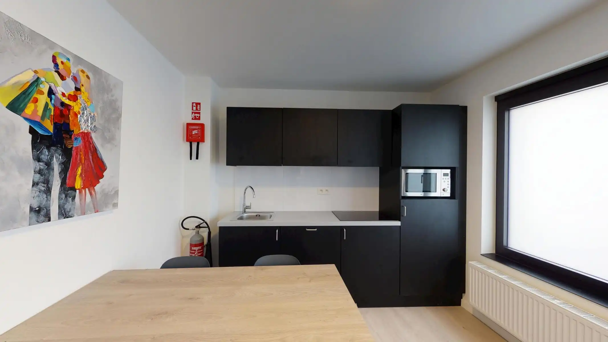 Ruime kamer privatief sanitair Leuven foto 9