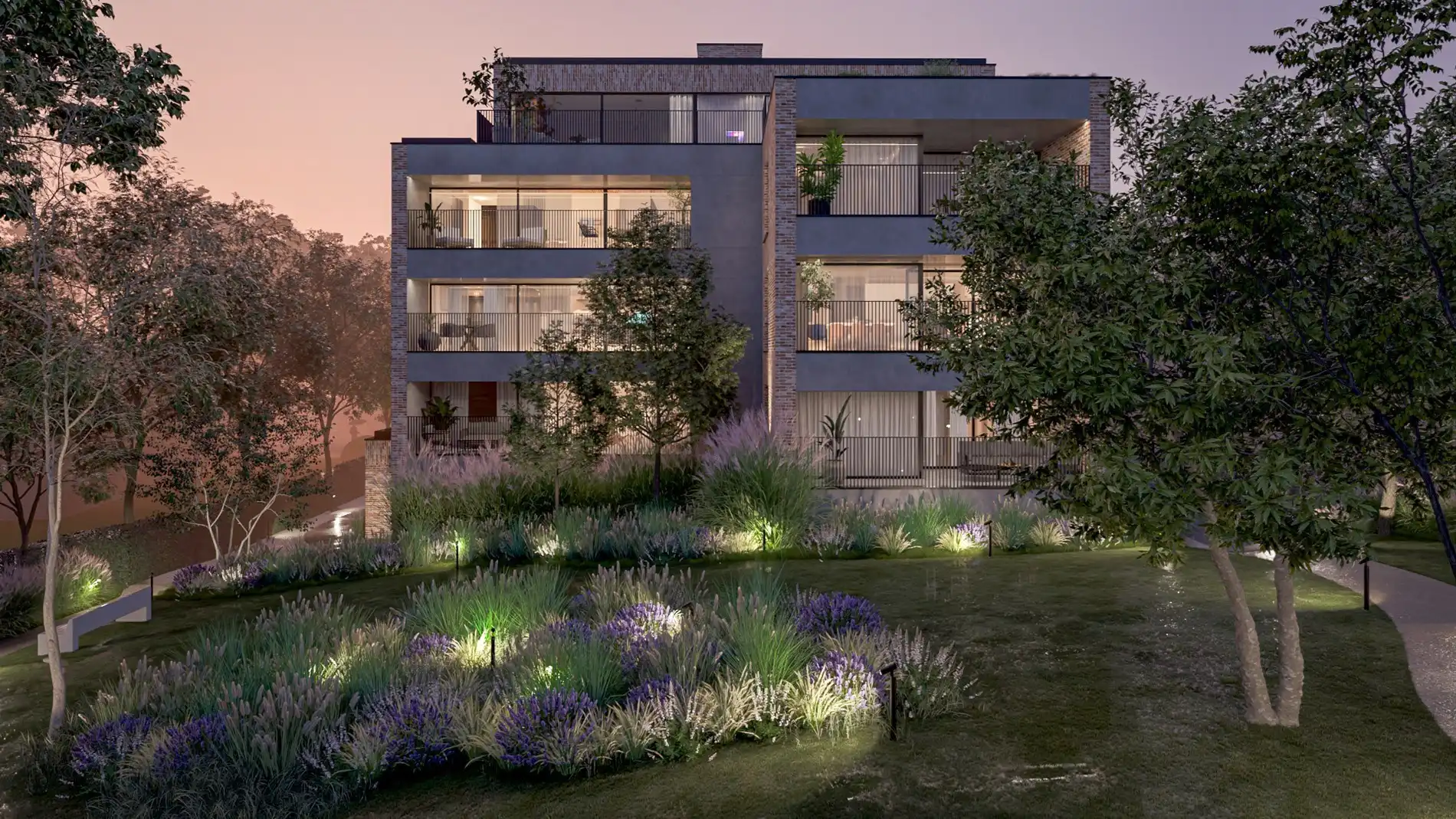 Nieuwbouwappartement op de 2de verdieping met 2 slaapkamers en ruim terras uitgevend op het groene Mottepark, in res. De Motte, vlakbij het centrum van Hoeselt foto 6