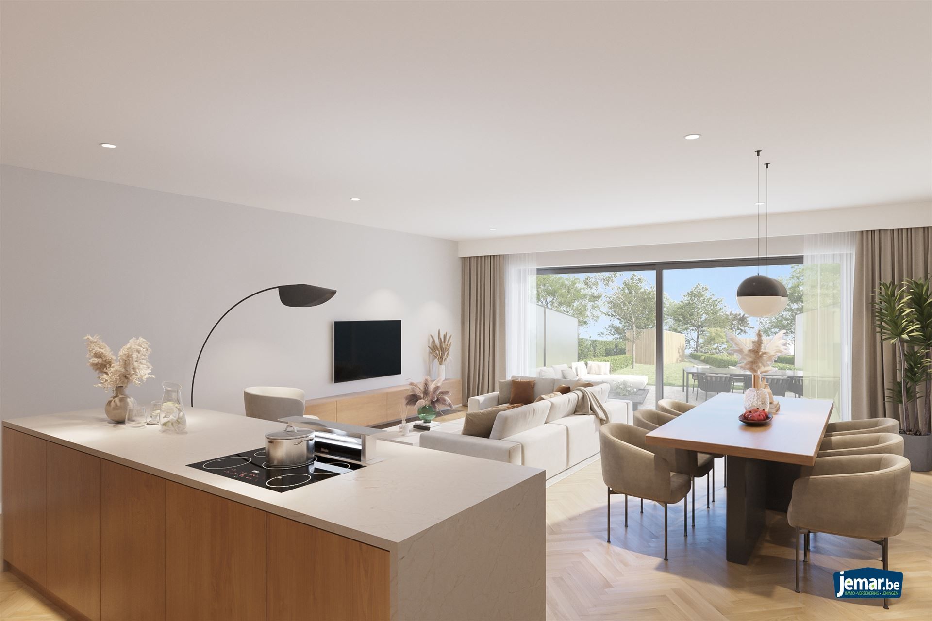 Gelijkvloers appartement met tuin foto 8