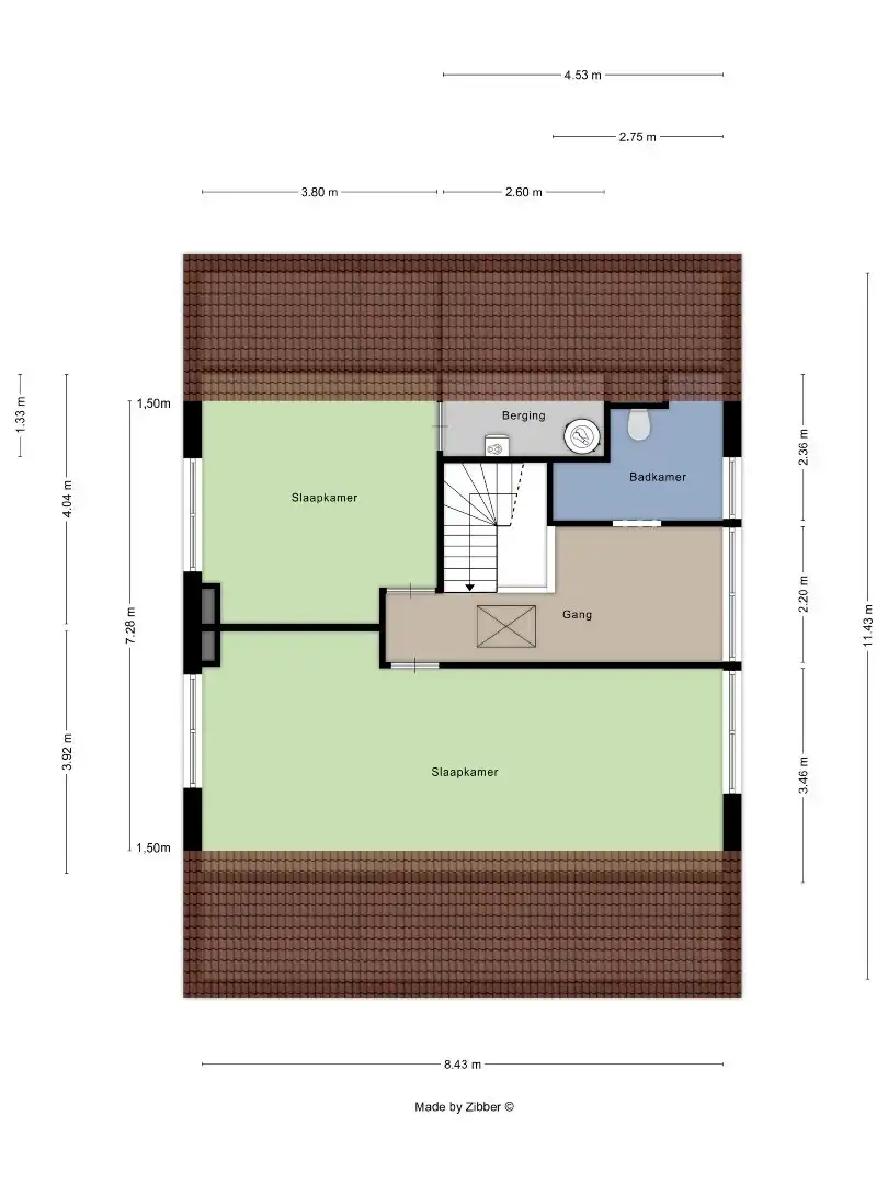 Ruime gerenoveerde villa met 5 slaapkamers en 2 badkamers, tuin en garage in Kessel-Lo, EPC-waarde 285 kWh/m²  foto 38