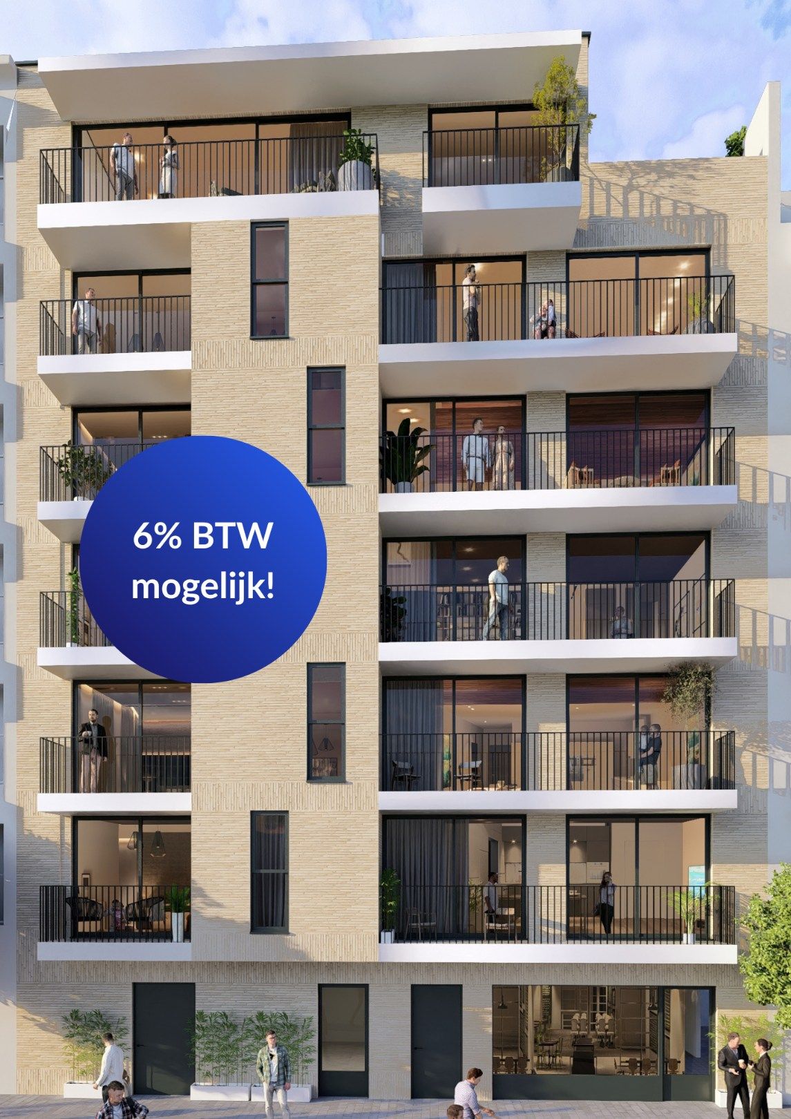 Ocean 4 – Hedendaags wonen in het hart van Oostende foto {{pictureIndex}}