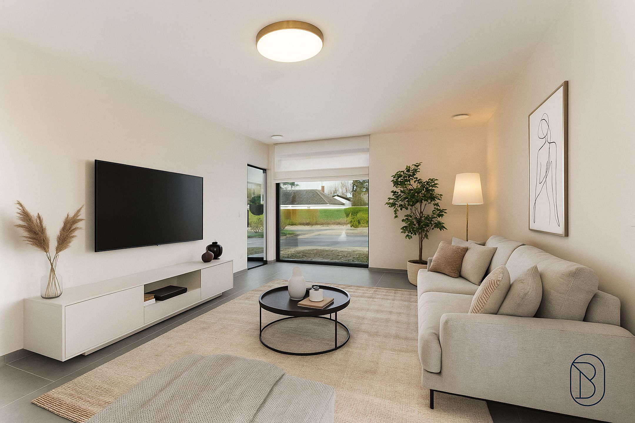 Nieuwbouwwoning met zonnepanelen, zuidgerichte tuin in Marke foto 5