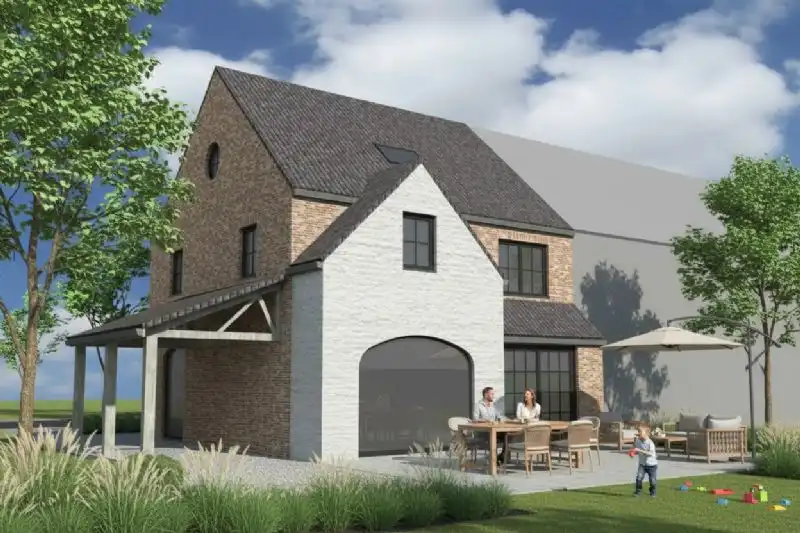 Nieuw te bouwen halfopen woning te Deerlijk. foto 2