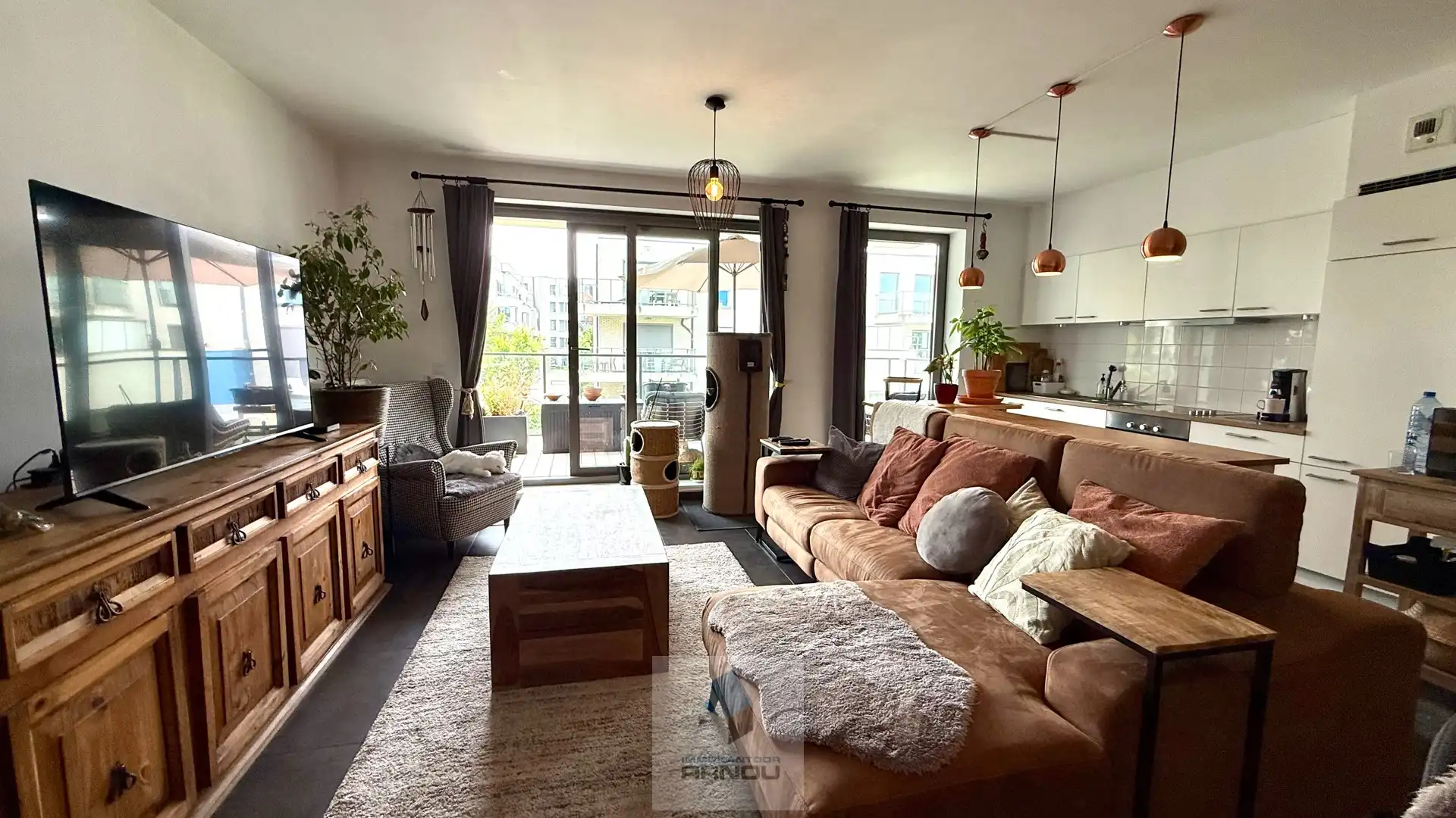 Comfortabel appartement met 2 slaapkamers, zonnig terras, privatieve autostandplaats en lateraal Leiezicht foto 6