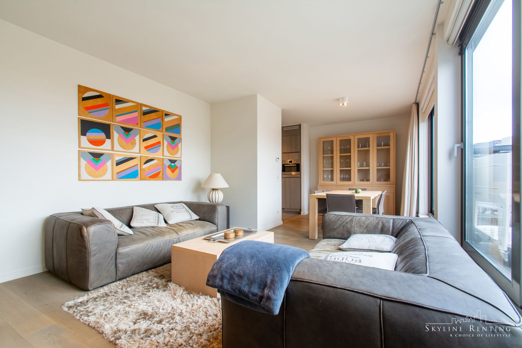 Gemeubeld app.2 SLPK met TERRAS - Centraal Brussel foto 3