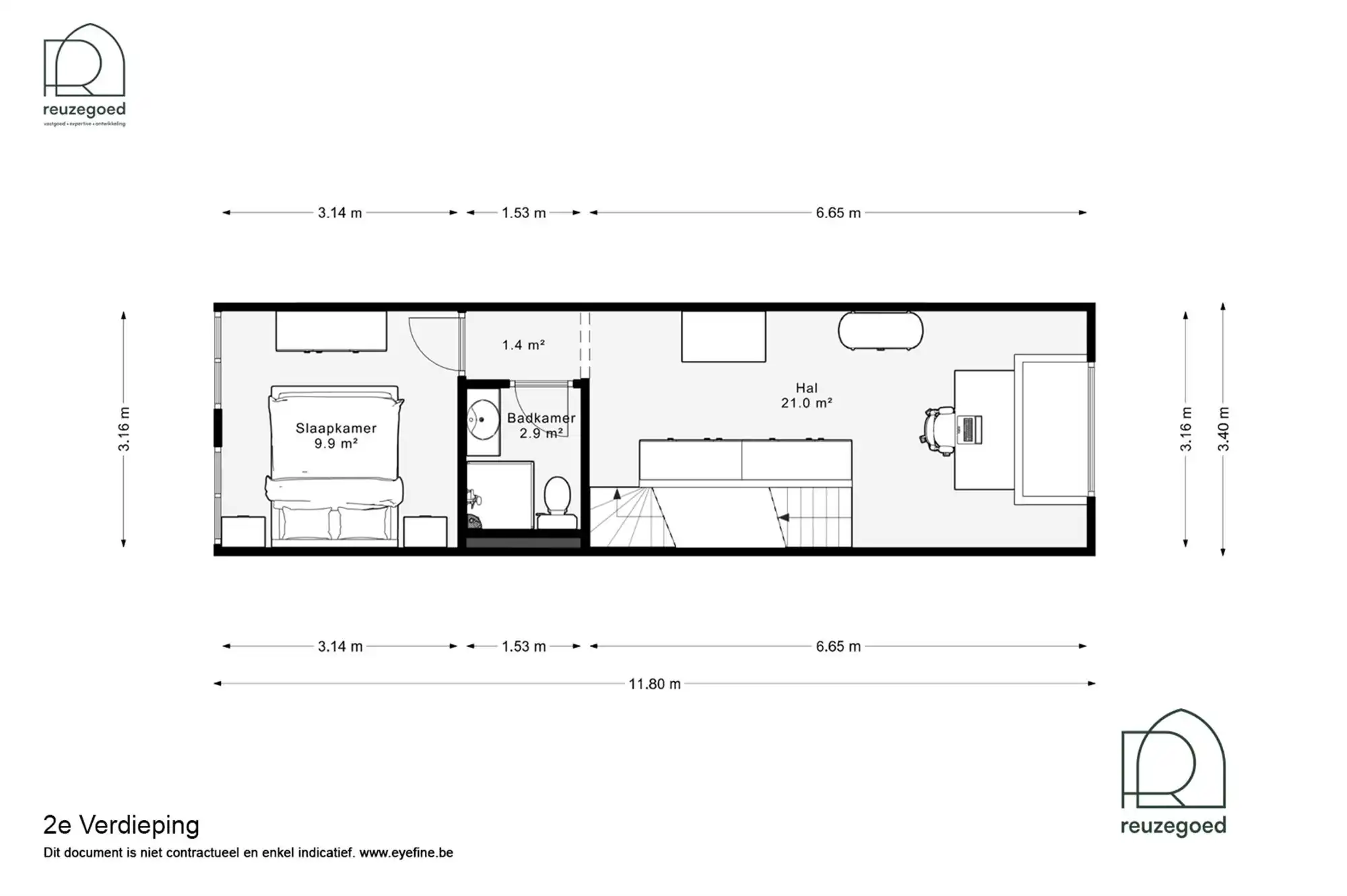Instapklare stadswoning met garage en 3 slaapkamers op een toplocatie in Mechelen foto 30
