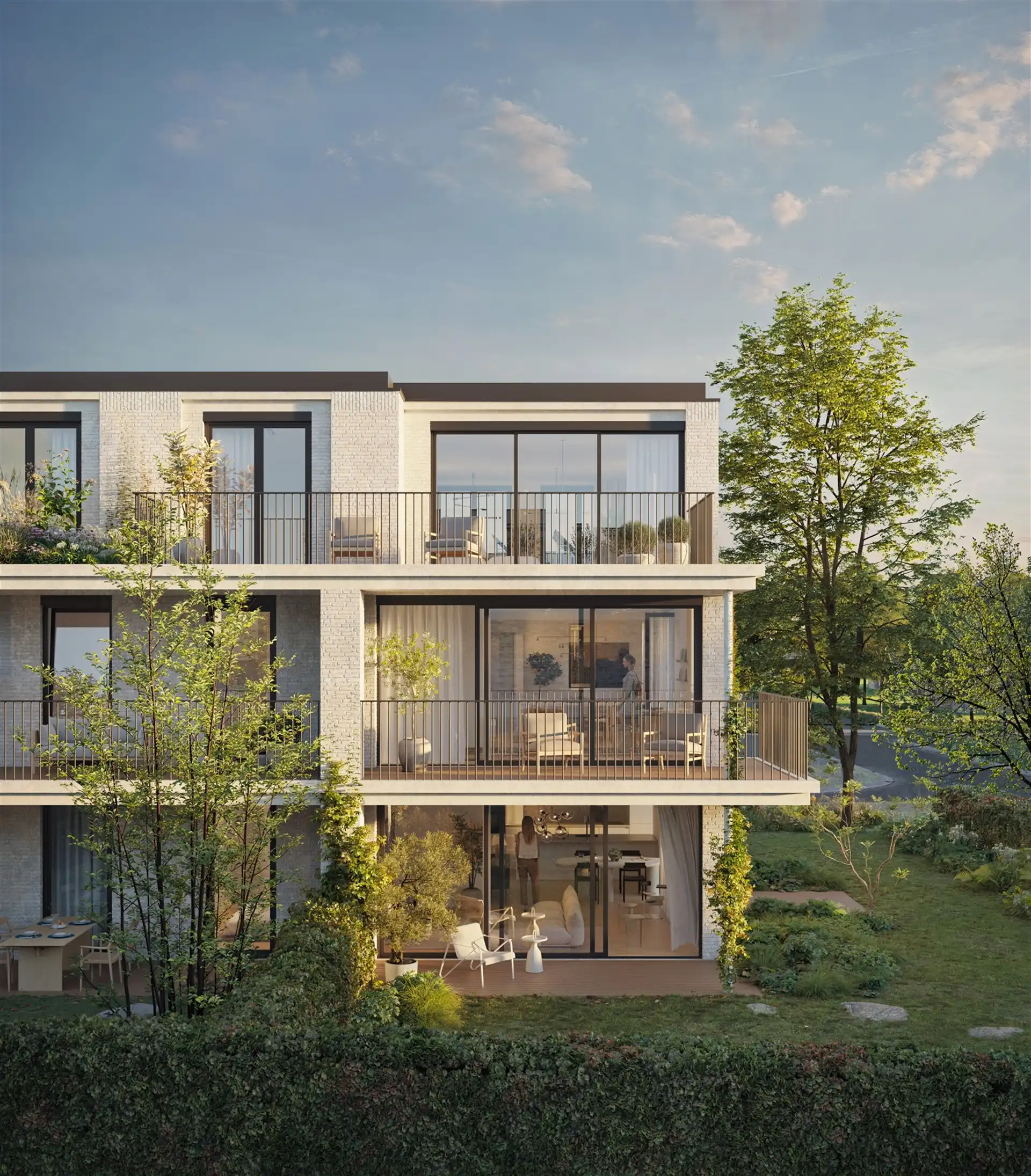 Niewbouwappartement in residentie Quercus met  gesloten garagebox  foto {{pictureIndex}}