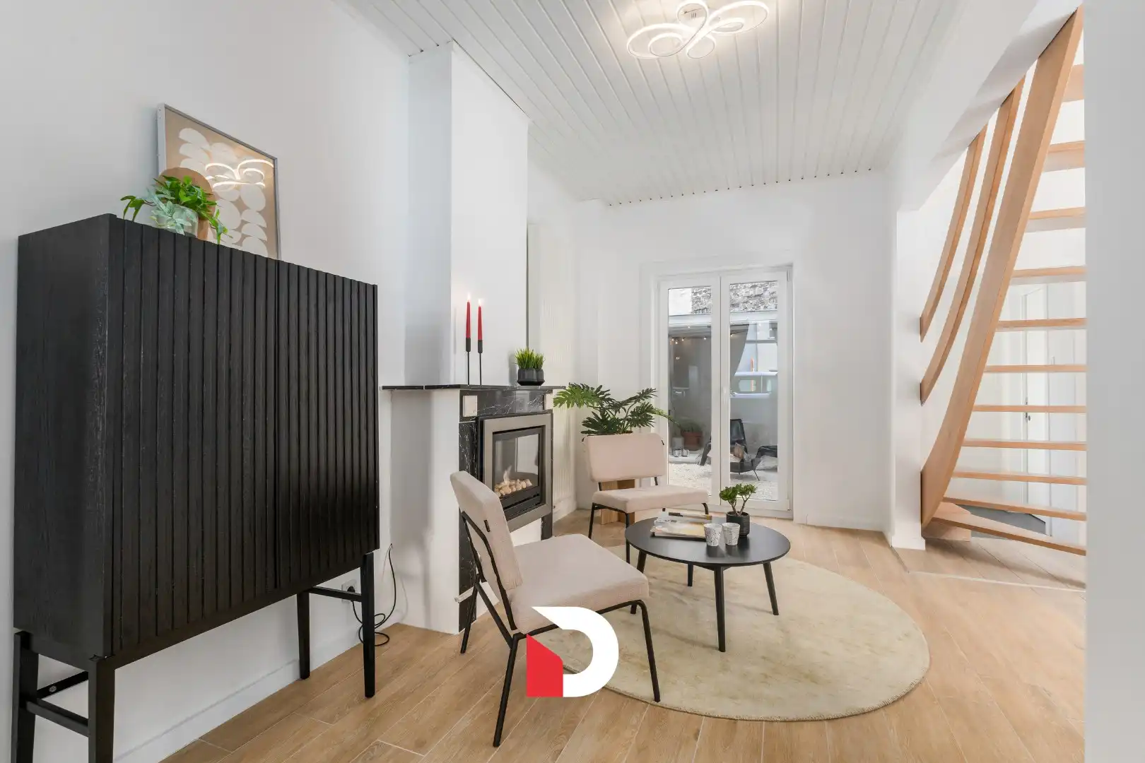 Bijzonder fraai gerenoveerde hoekwoning nabij de Coupure in hartje Brugge foto 10
