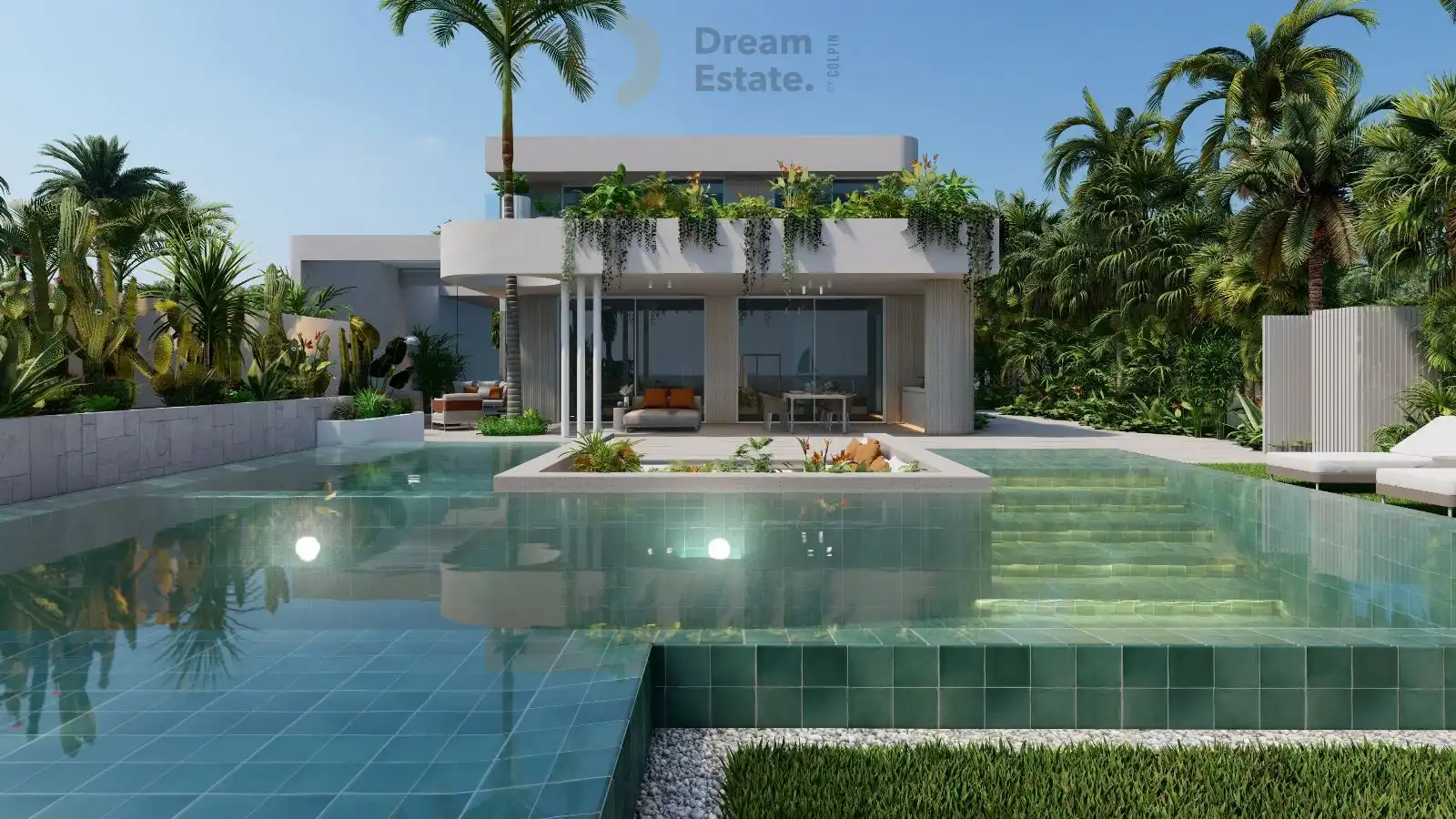 Eerstelijn nieuwbouwvilla aan de zee in La Manga foto {{pictureIndex}}