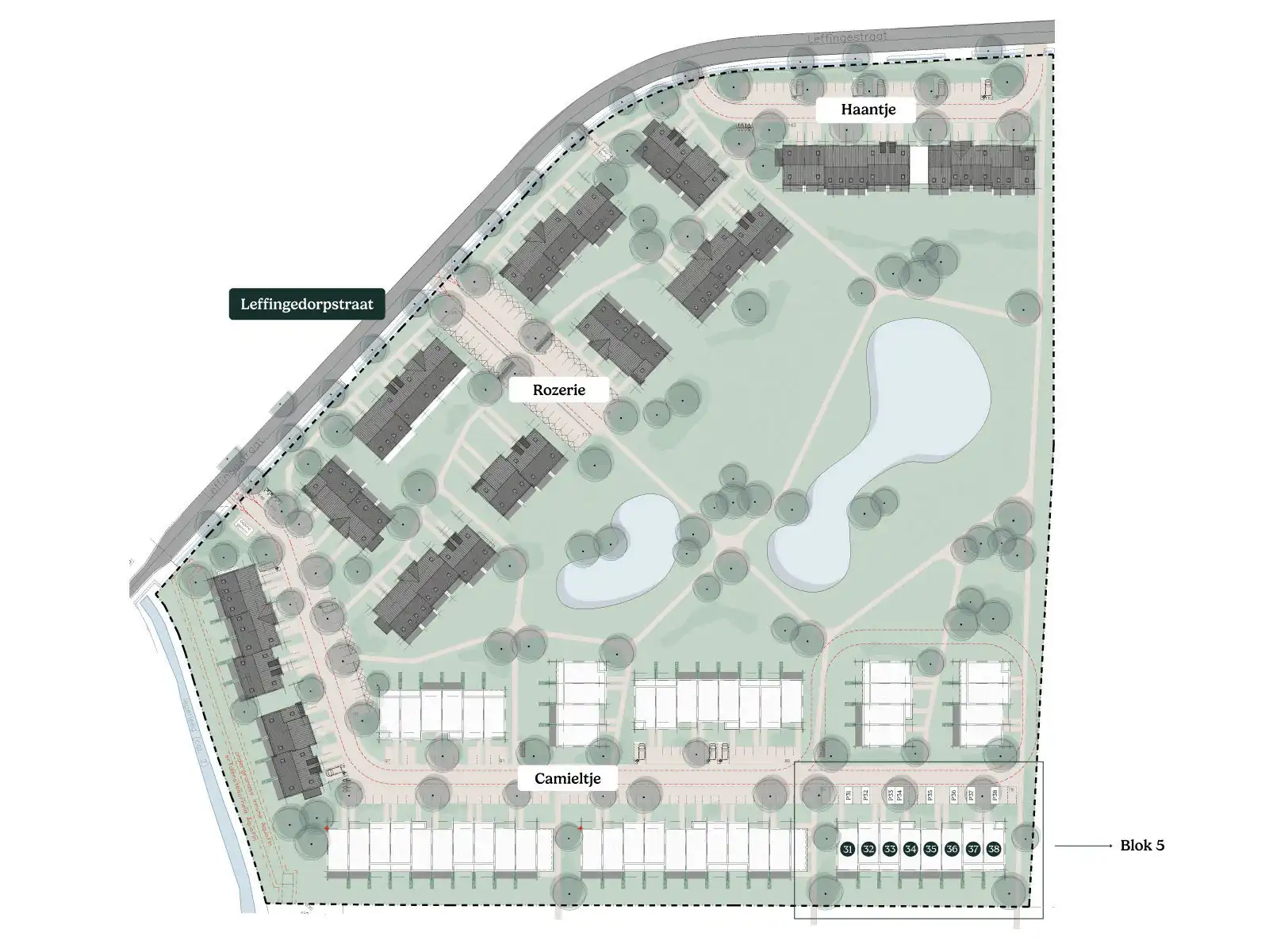 Moderne nieuwbouwwoningen aan de kust foto 9