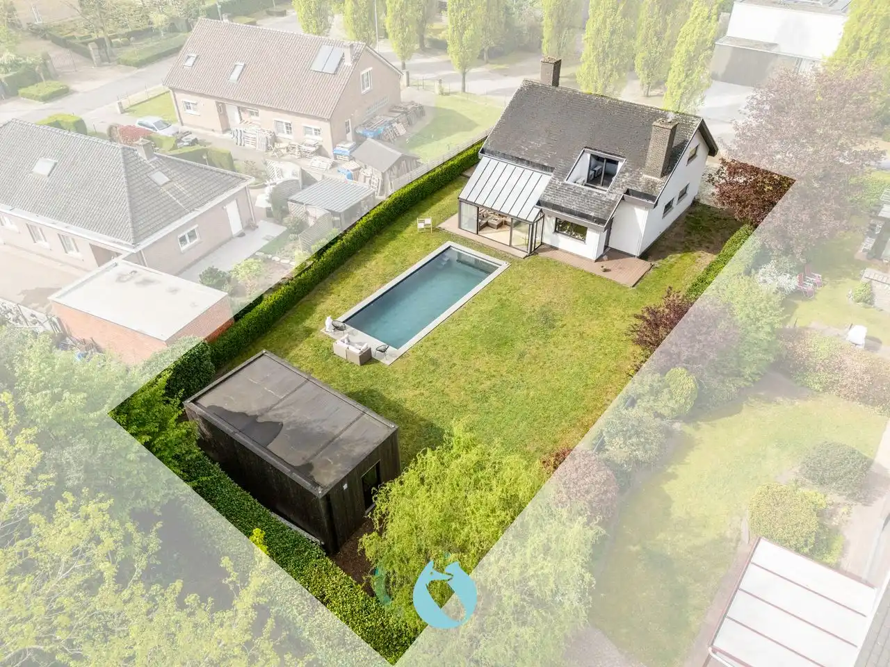 Leuke villa met zwembad en tuinkantoor te Destelbergen foto 2
