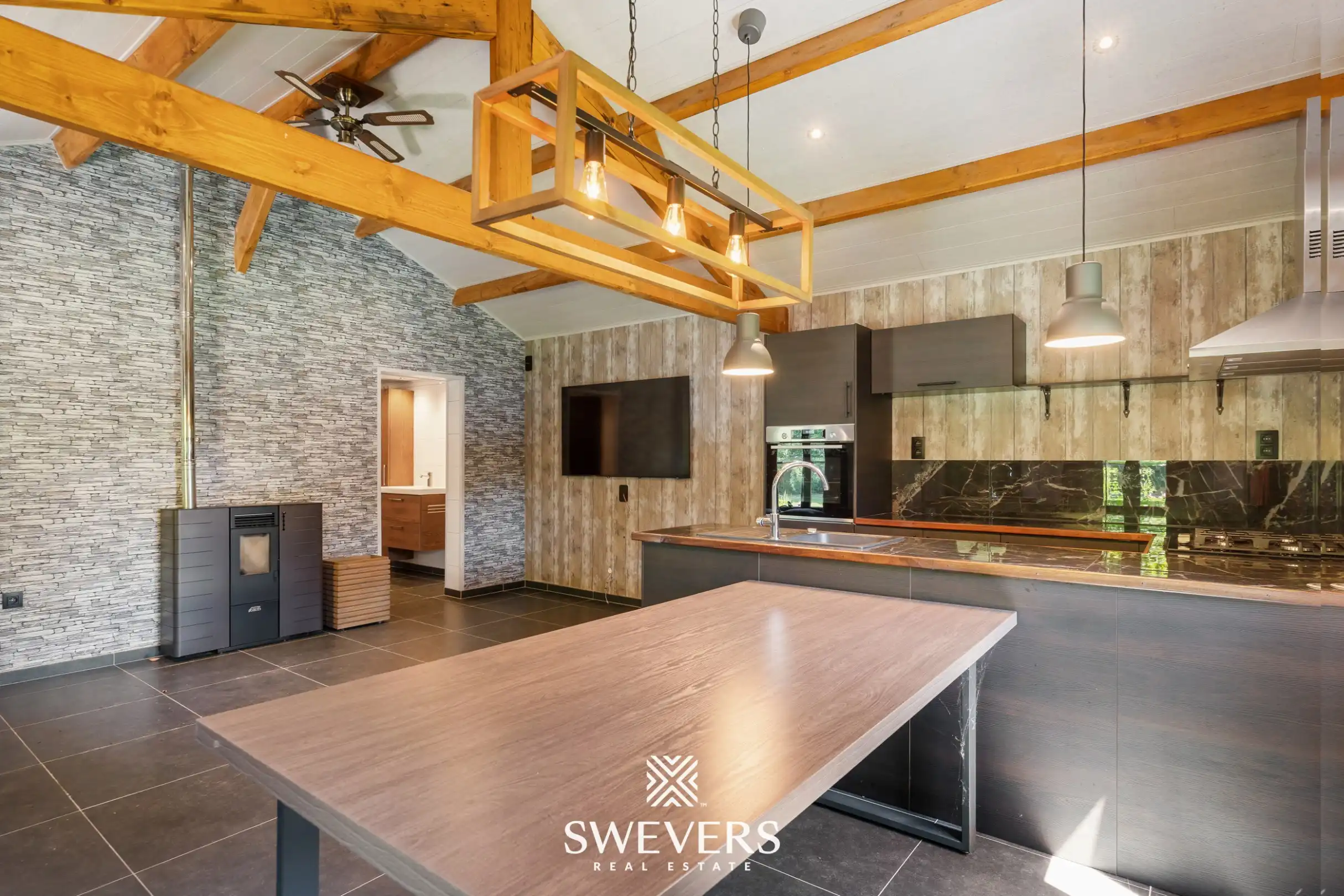 Instapklare open bebouwing met ruime tuin en chalet op 2.364 m² in Houthalen-Helchteren foto 28
