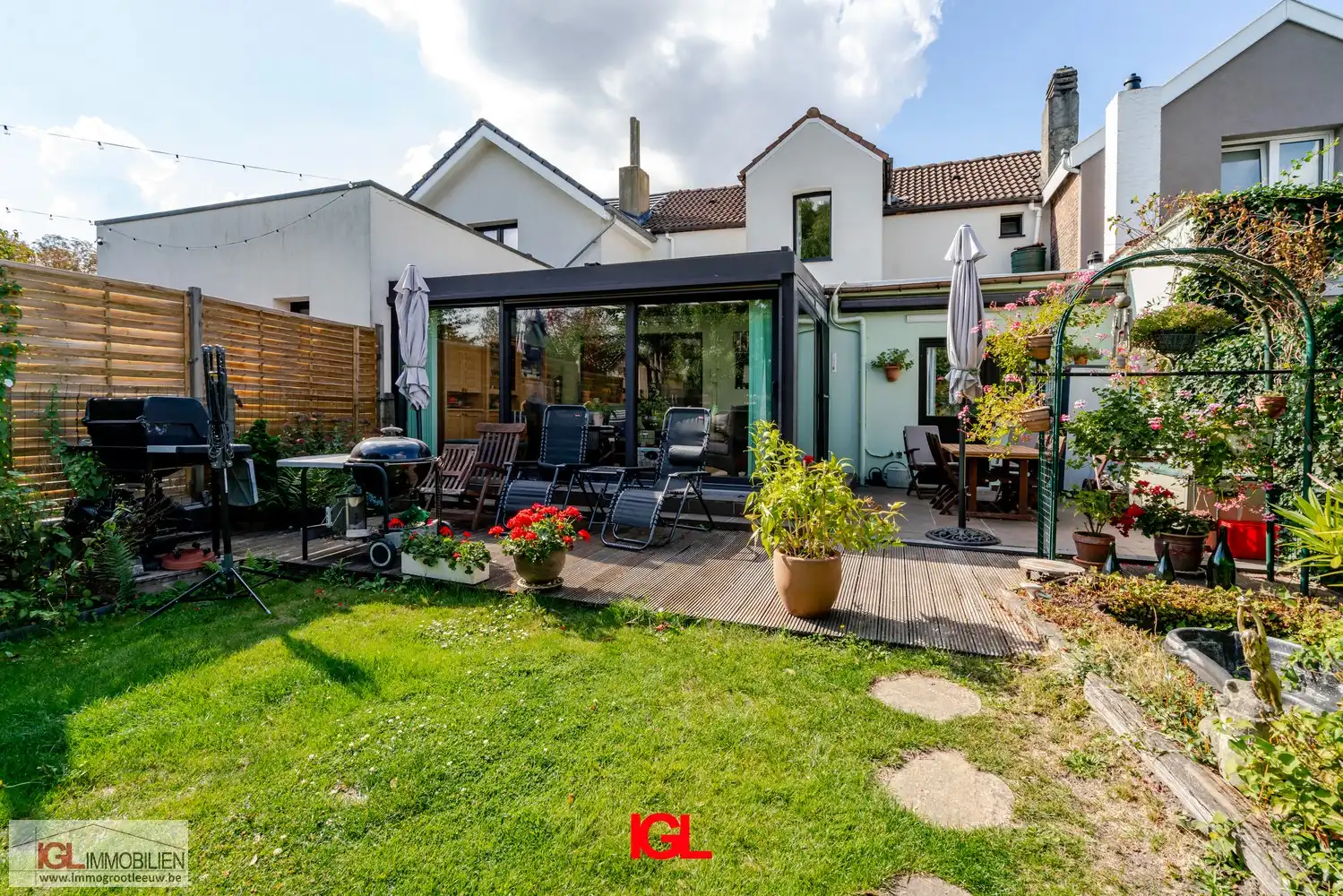 Authentieke rijwoning met zonnige tuin op wandelafstand van het centrum Ruisbroek foto 22