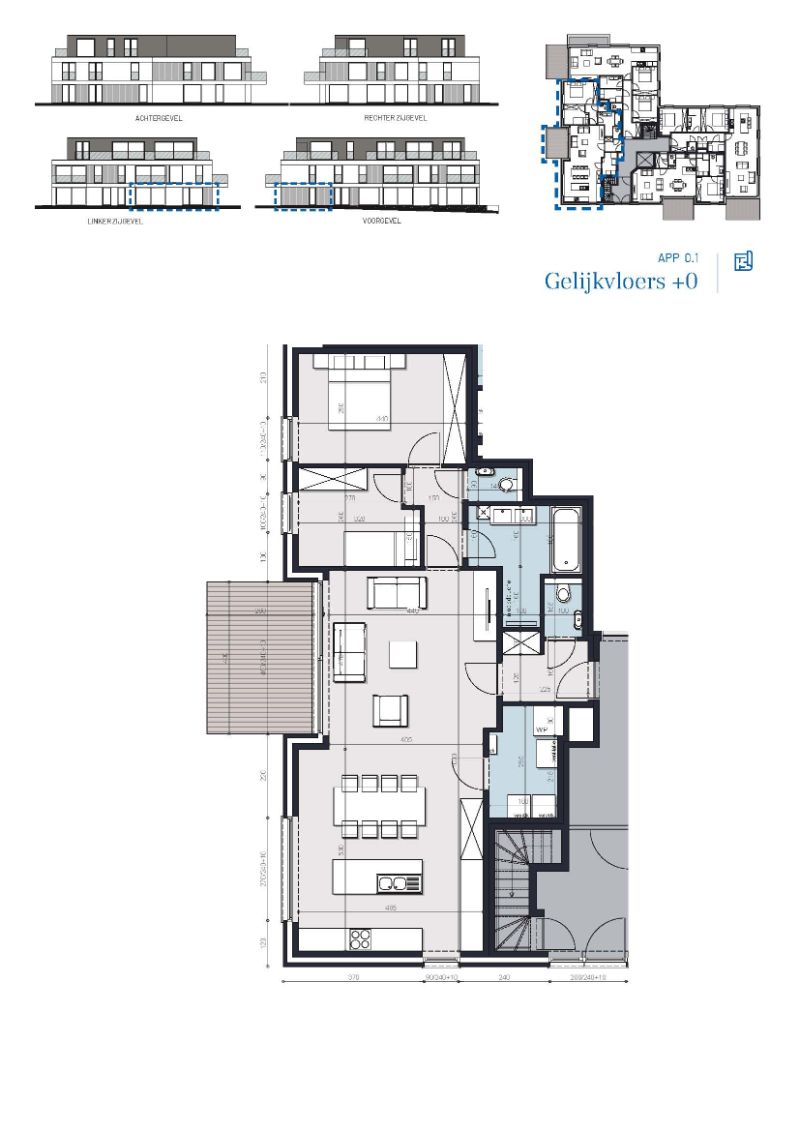 Denderleeuw, Anjelierenlaan - Steenweg - Fase 3 (Anjelierenlaan) - appartementen: Lot 12A/0.1 foto 4