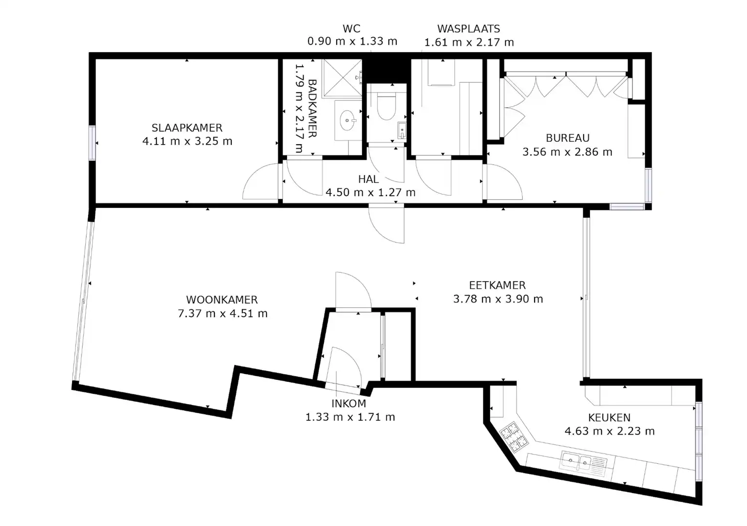 Lichtrijk appartement met 2 slpkrs, 2 terrassen en ondergrondse garagebox in Genk foto 20