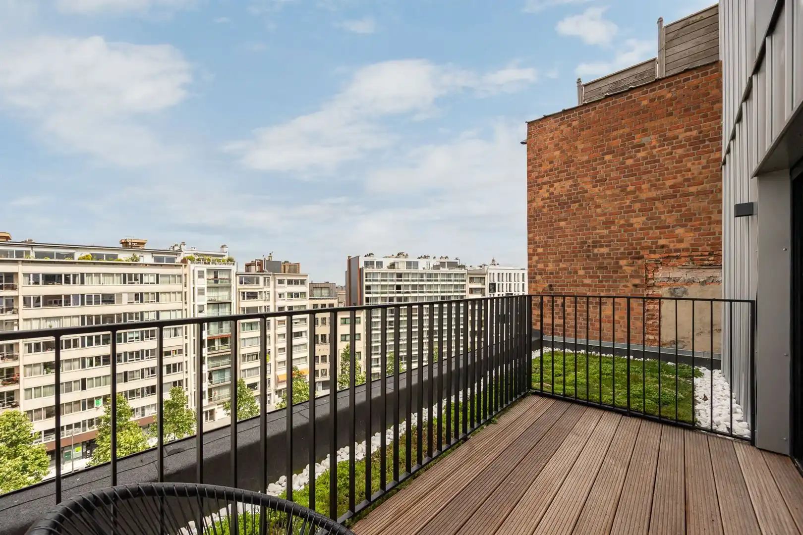 Volledige nieuw duplexappartement bovenop Art-Deco-gebouw foto 3
