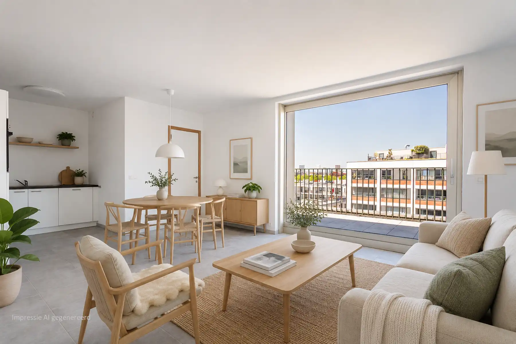 Eilandje | Trendy penthouse met terrassen + P  foto {{pictureIndex}}