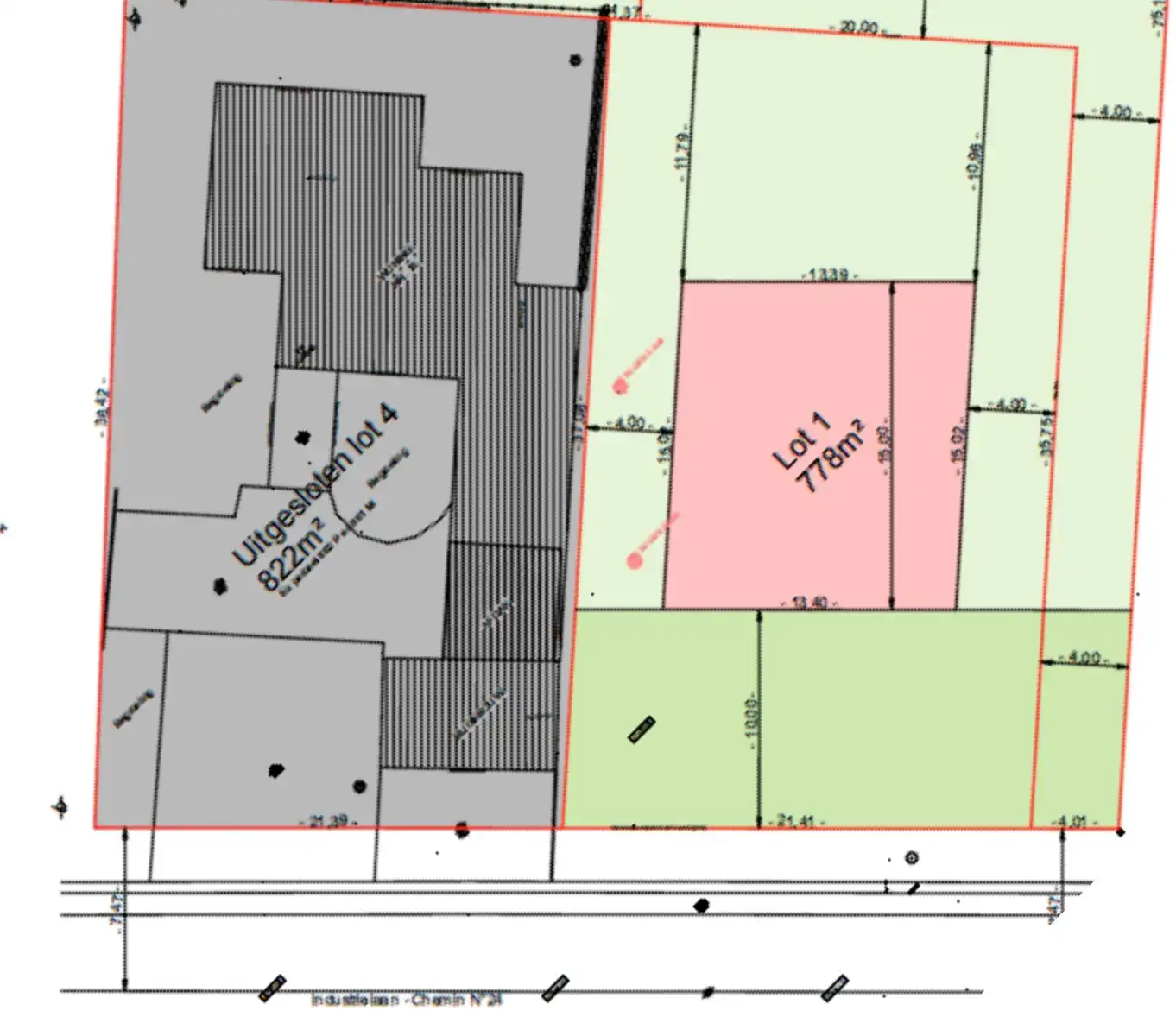 Bouwgrond open bebouwing te koop in Waregem foto 3