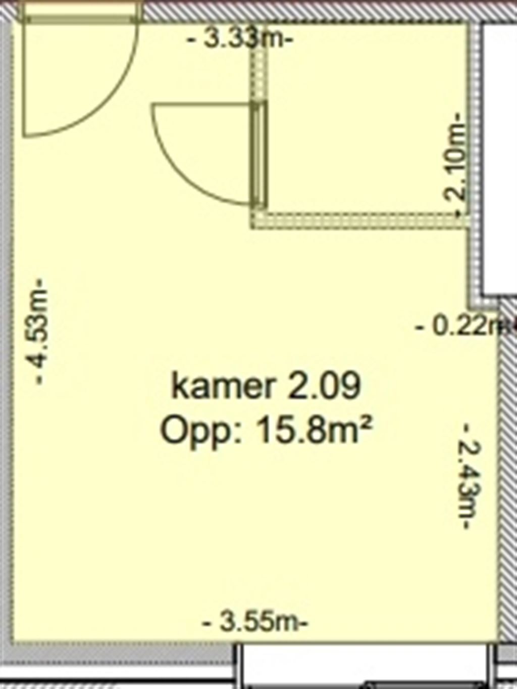 Studentenkamer foto 6
