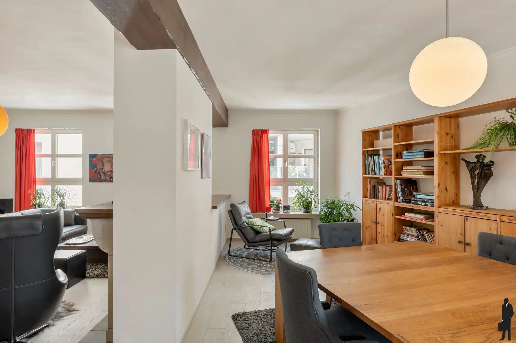 Lichtrijk 2-slaapkamerappartement in de Antwerpse binnenstad foto 5