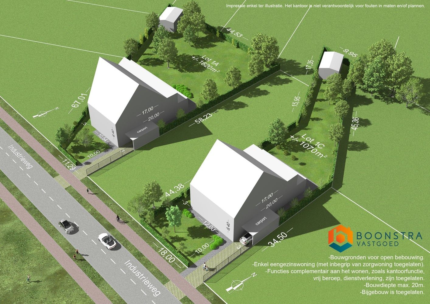 Bouwgrond van 1620 m² voor open bebouwing te Tessenderlo-Ham foto 10